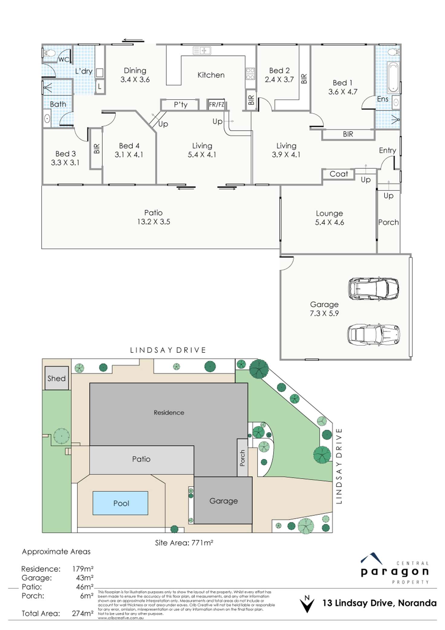 Floorplan of Homely house listing, 13 Lindsay Drive, Noranda WA 6062