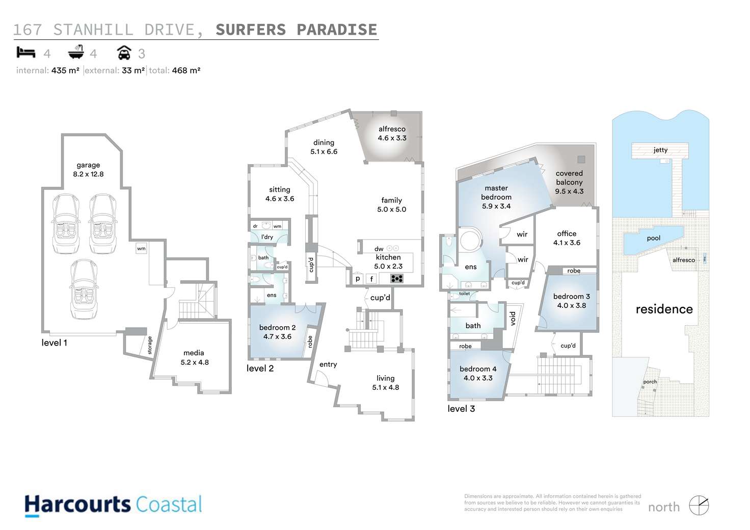 Floorplan of Homely house listing, 167 Stanhill Drive, Surfers Paradise QLD 4217