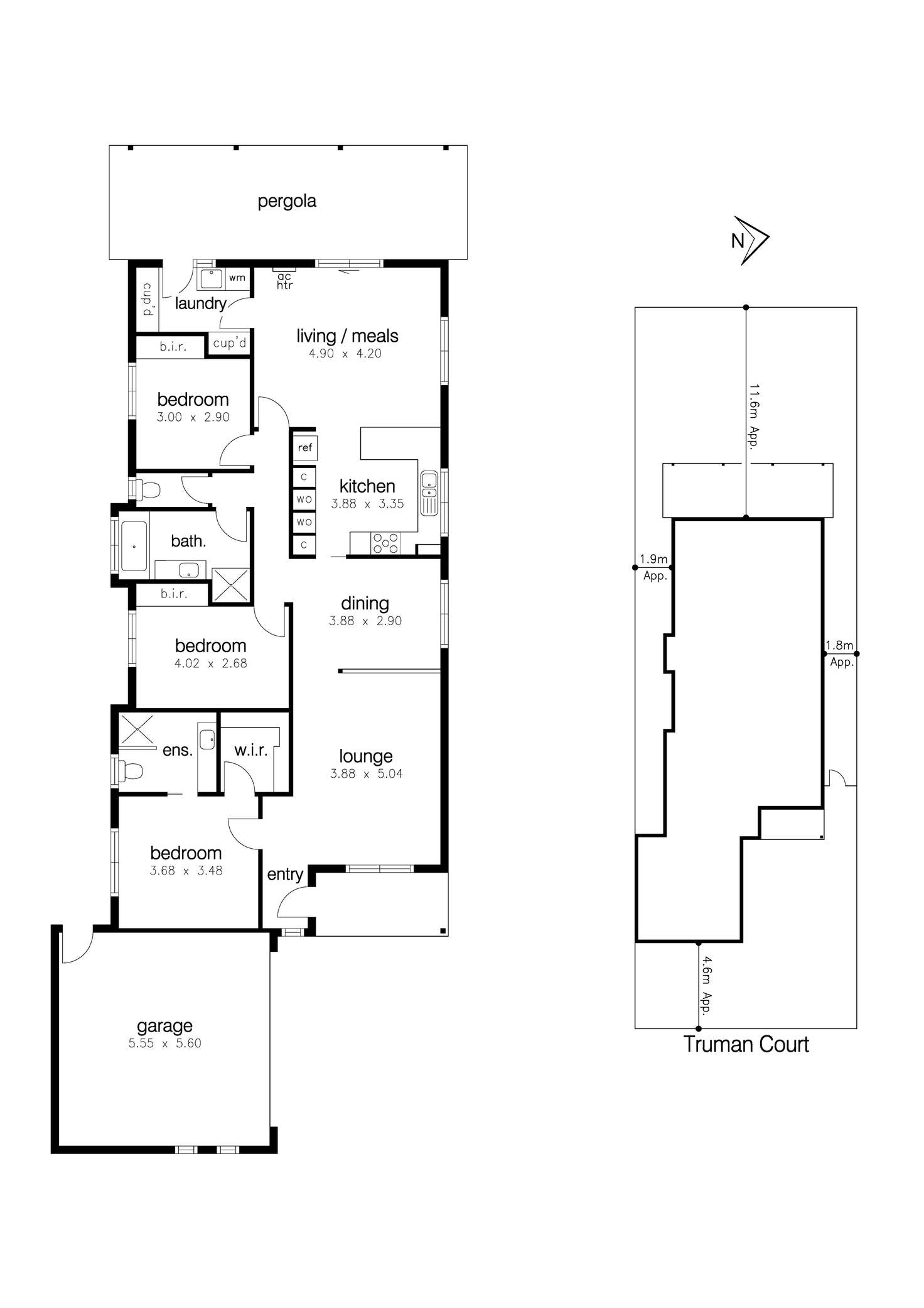 Floorplan of Homely house listing, 14 Truman Court, Altona Meadows VIC 3028