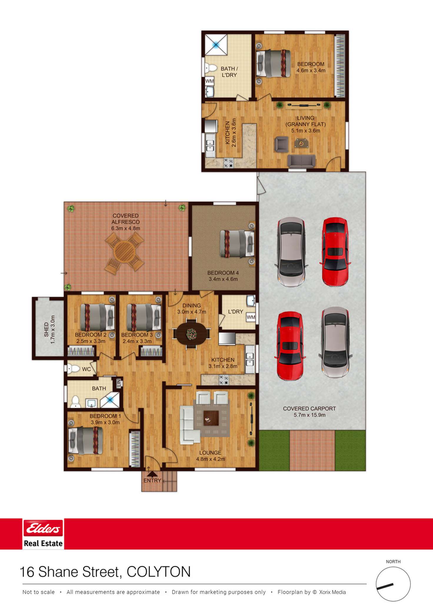 Floorplan of Homely house listing, 16 Shane Street, Colyton NSW 2760