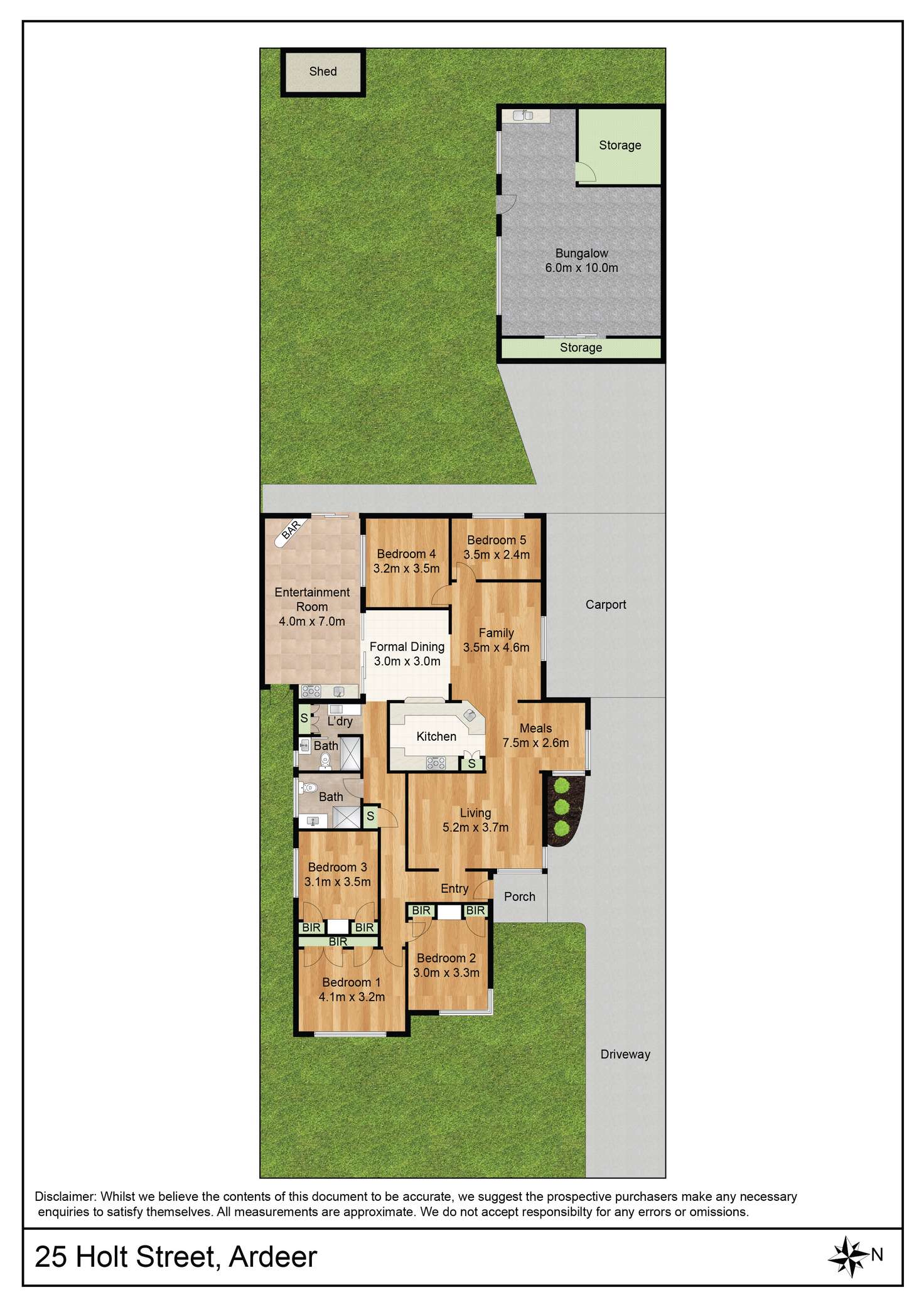 Floorplan of Homely house listing, 25 Holt Street, Ardeer VIC 3022