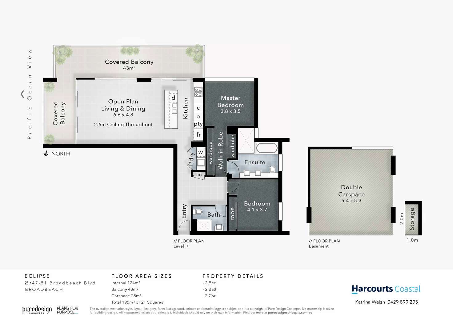 Floorplan of Homely apartment listing, 23/47-51 Broadbeach Boulevard, Broadbeach QLD 4218