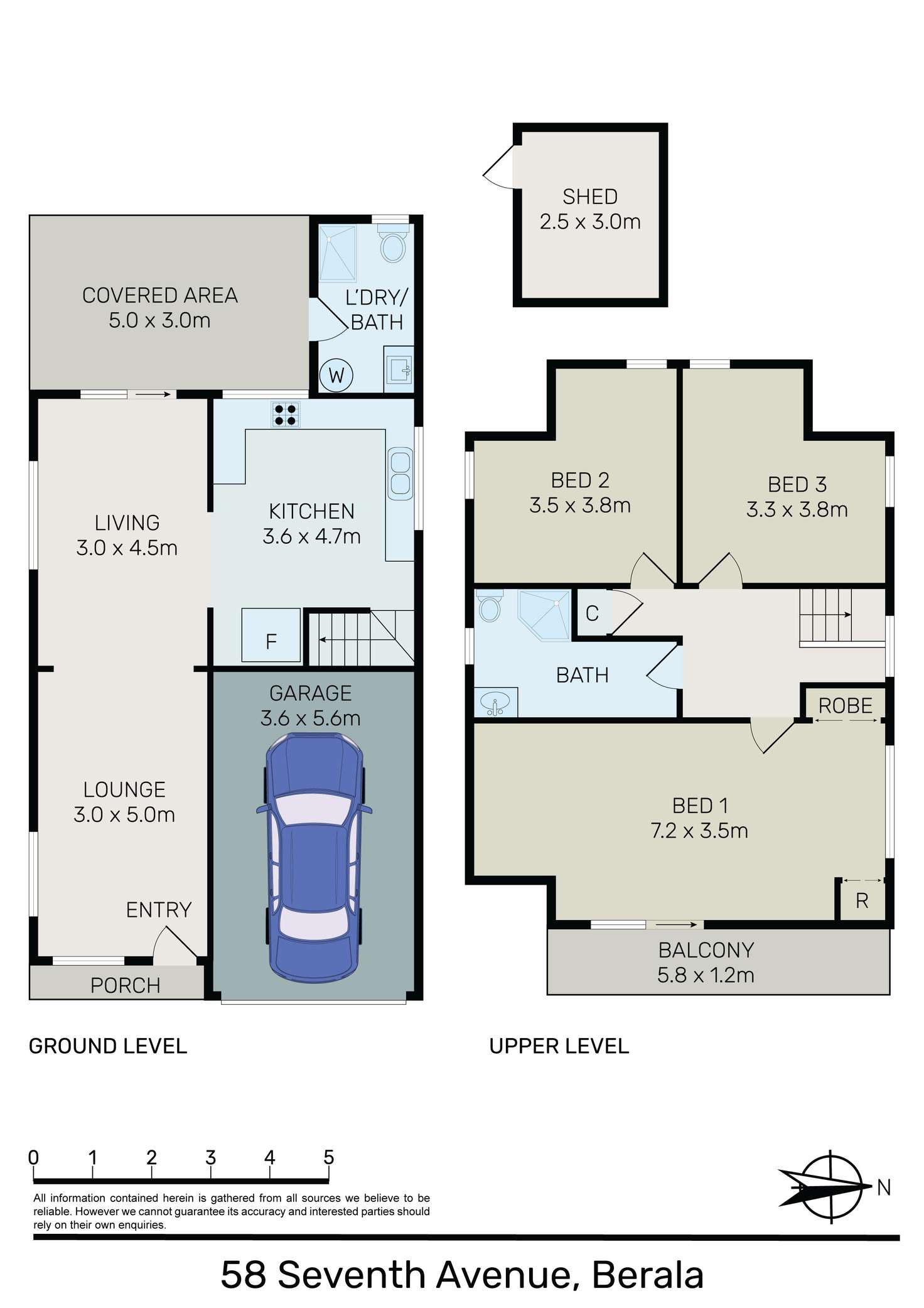 Floorplan of Homely house listing, 58 SEVENTH AVENUE, Berala NSW 2141