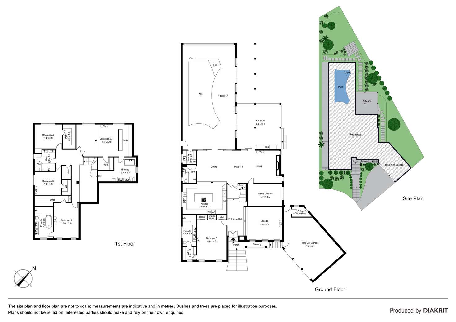 Floorplan of Homely house listing, 5 Avery Court, Wheelers Hill VIC 3150