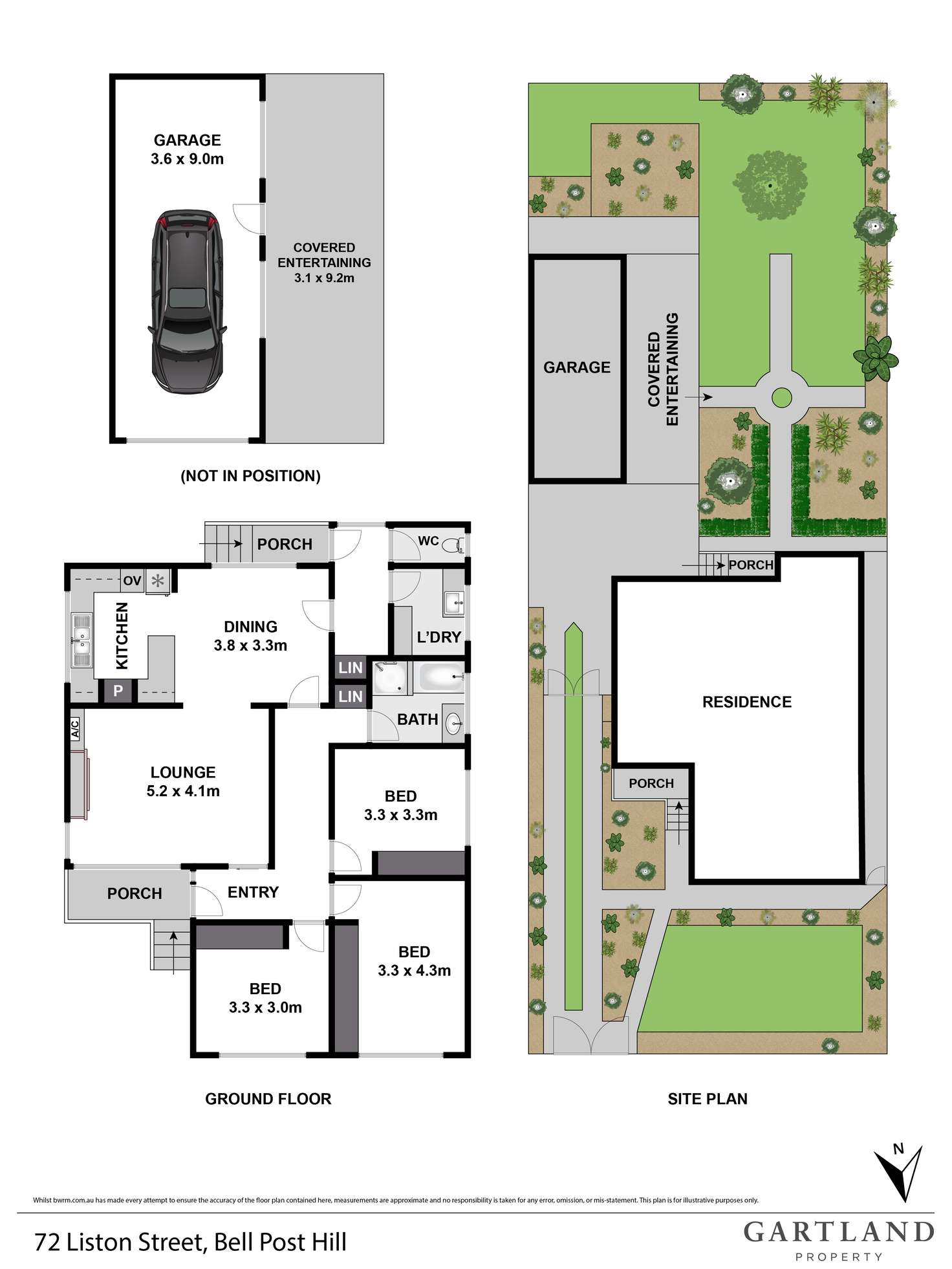 Floorplan of Homely house listing, 72 Liston Street, Bell Post Hill VIC 3215