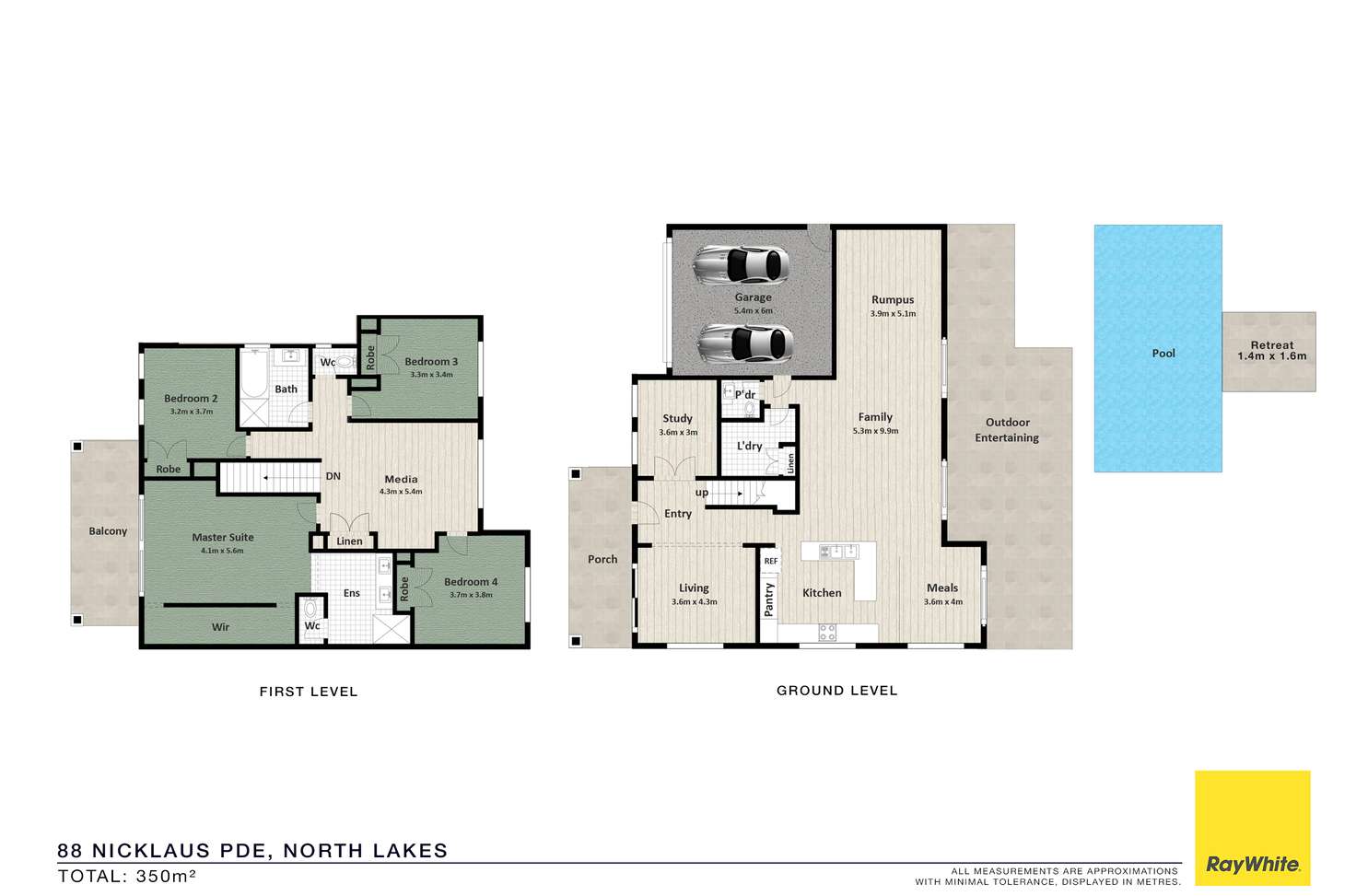 Floorplan of Homely house listing, 88 Nicklaus Parade, North Lakes QLD 4509