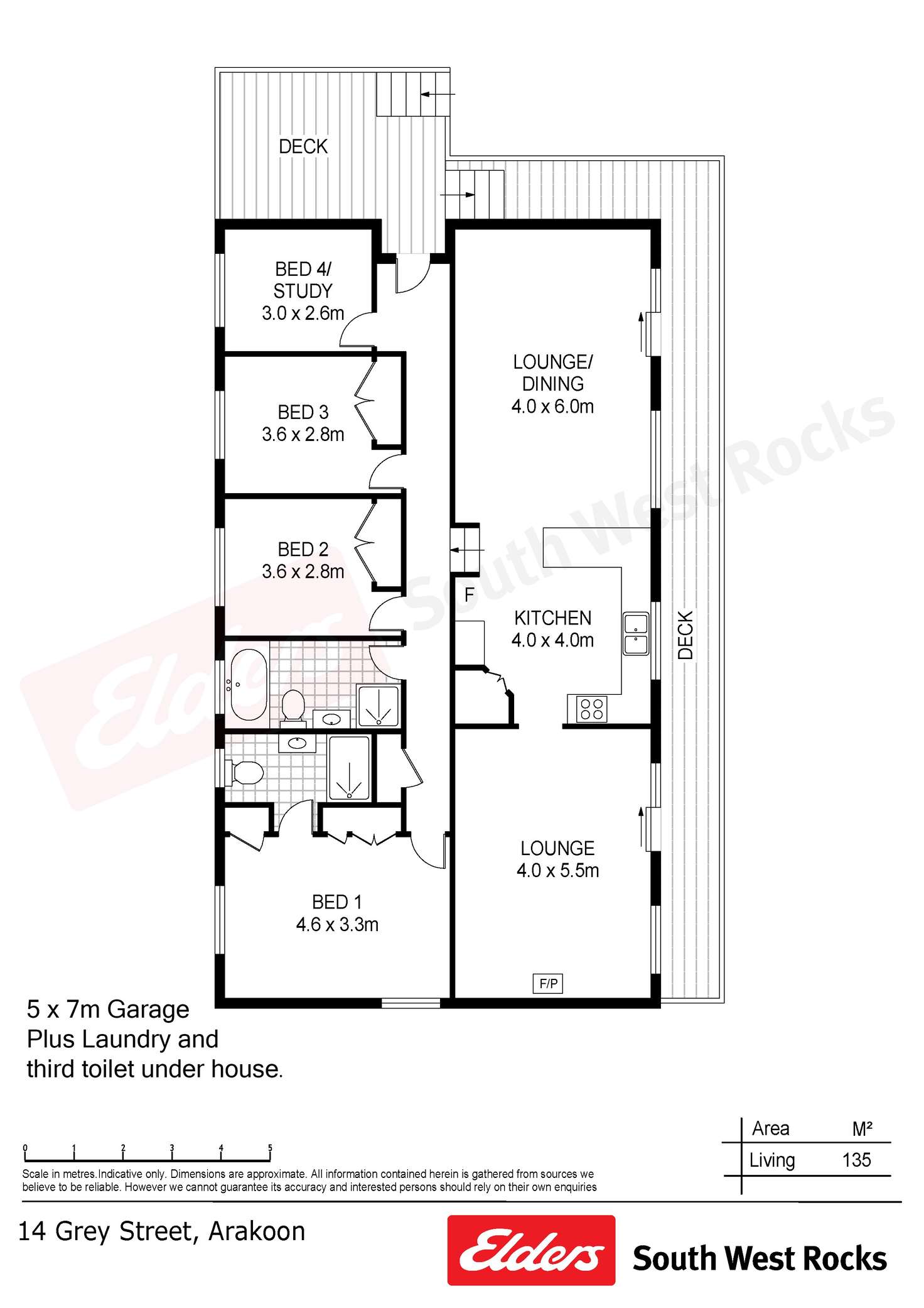 Floorplan of Homely house listing, 14 GREY STREET, Arakoon NSW 2431