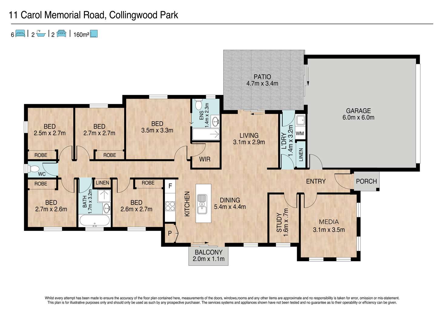 Floorplan of Homely house listing, 11 Carol Memorial Road, Collingwood Park QLD 4301
