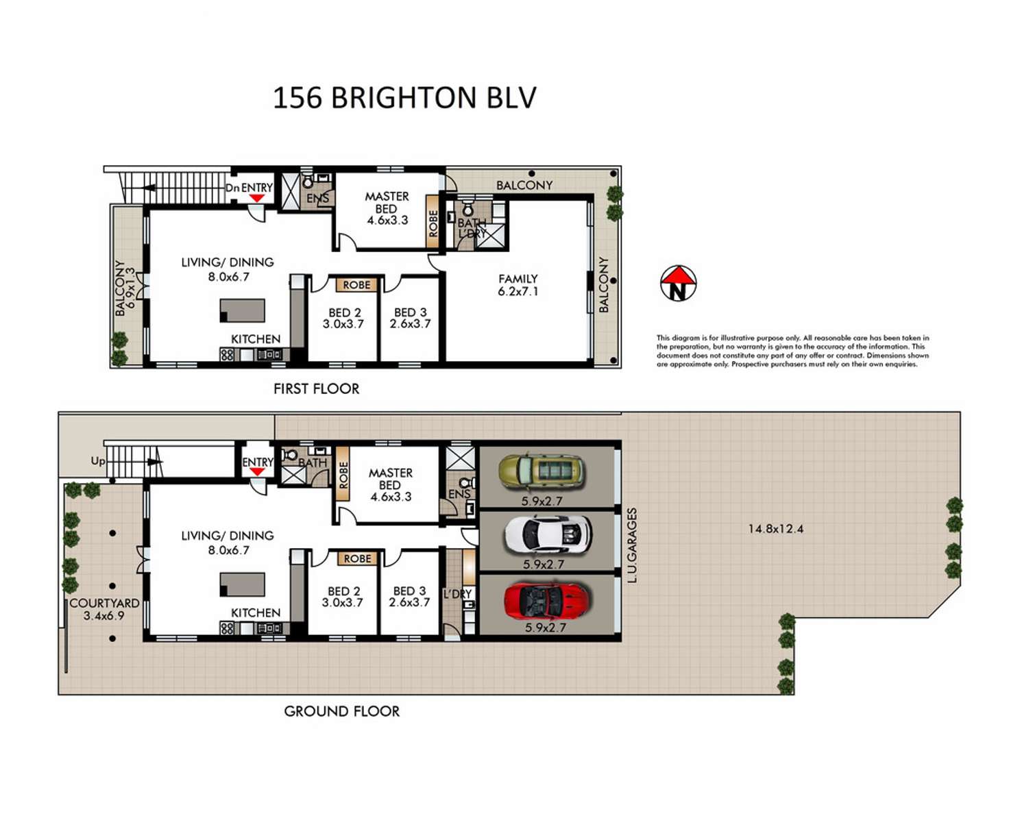Floorplan of Homely house listing, 156 Brighton Boulevard, North Bondi NSW 2026