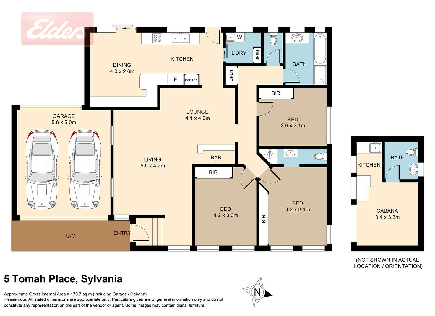 Floorplan of Homely house listing, 5 Tomah Place, Sylvania NSW 2224