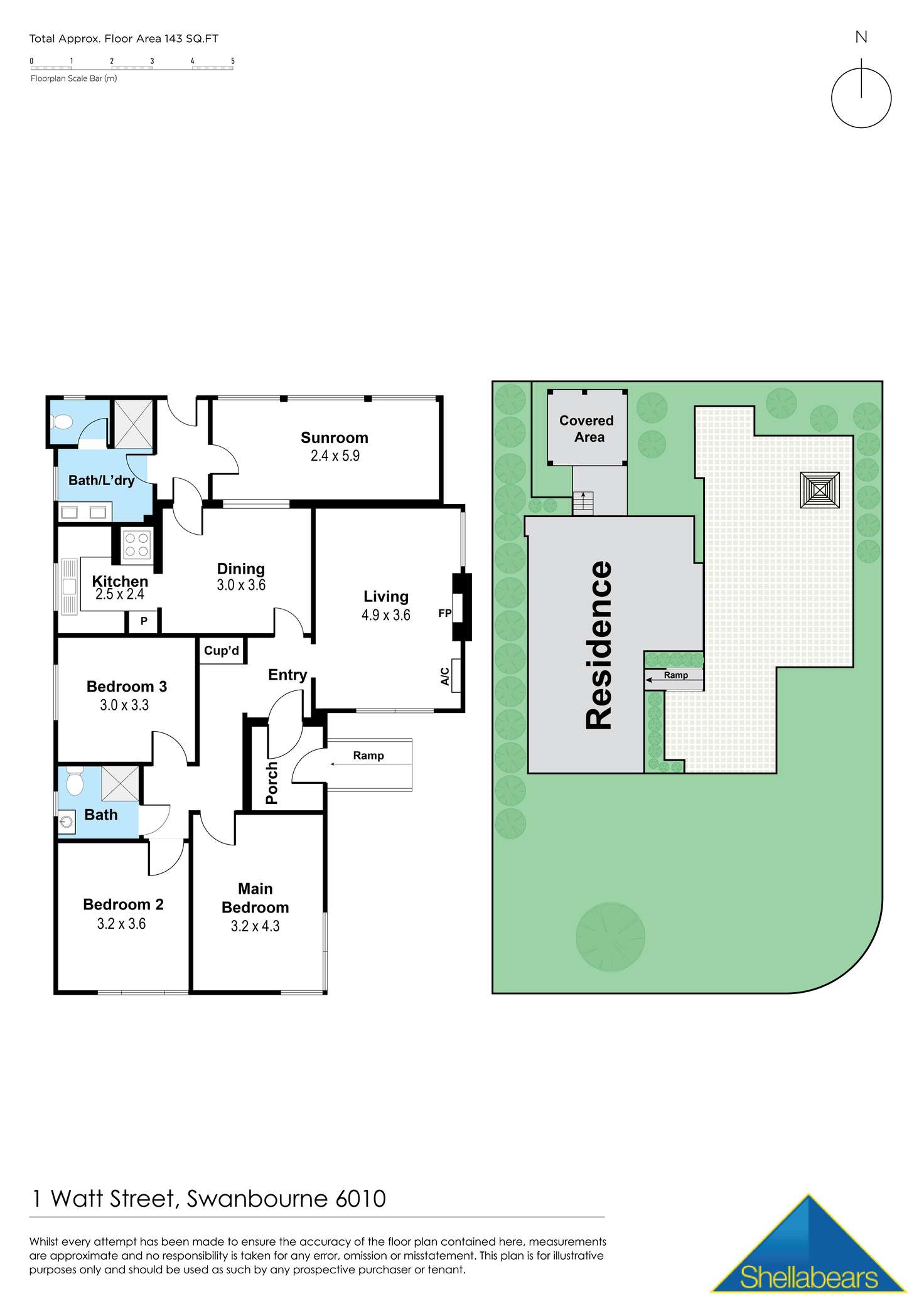 Floorplan of Homely house listing, 1 Watt Street, Swanbourne WA 6010