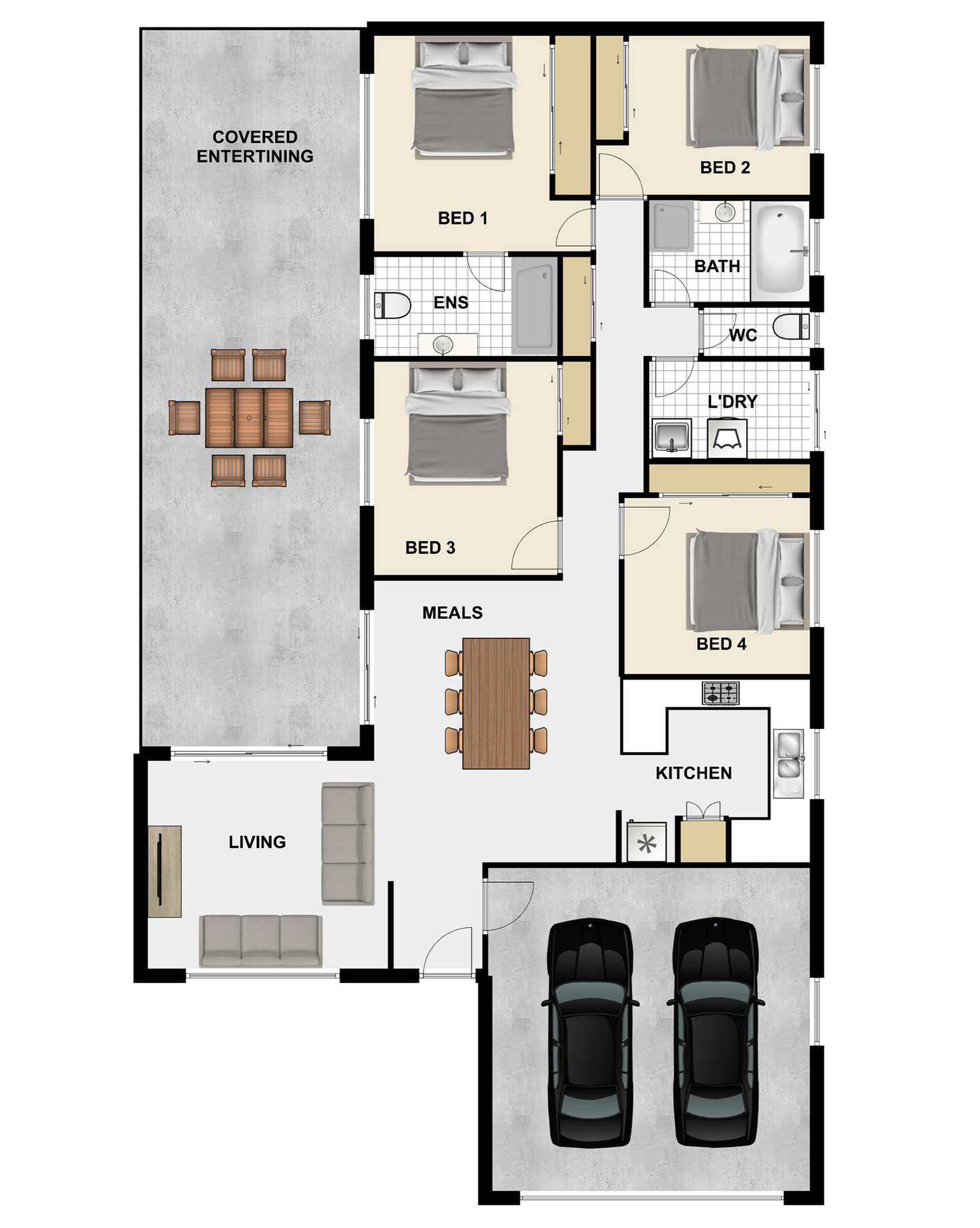Floorplan of Homely house listing, 28 Birkenhead Crescent, Forest Lake QLD 4078