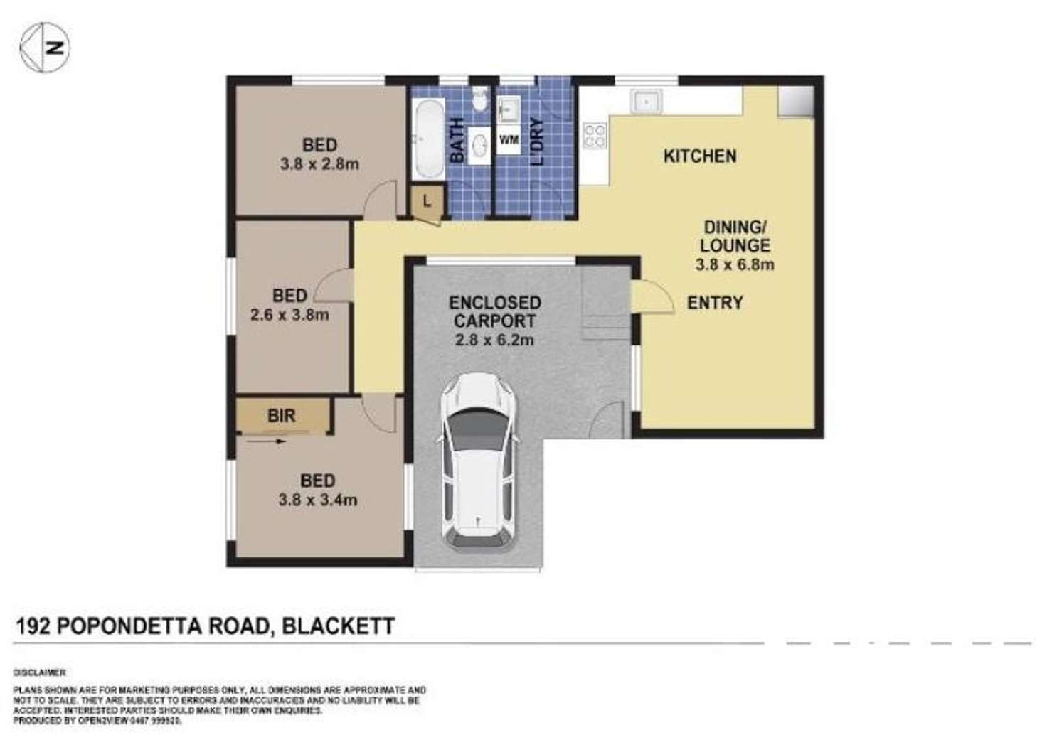 Floorplan of Homely house listing, 192 Popondetta Road, Blackett NSW 2770