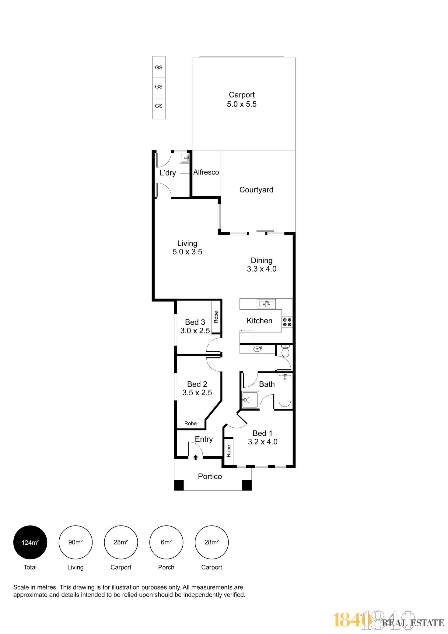 Floorplan of Homely house listing, 25 Scarlet Avenue, Munno Para SA 5115