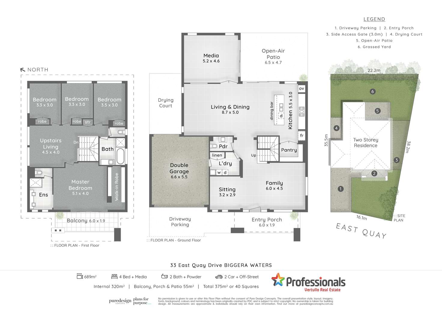 Floorplan of Homely house listing, 33 East Quay Drive, Biggera Waters QLD 4216