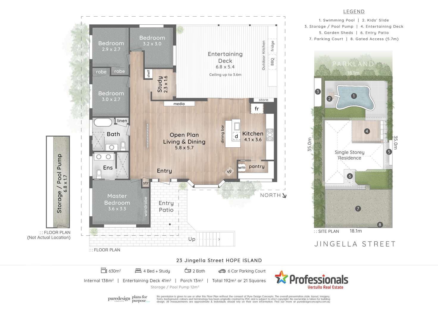 Floorplan of Homely house listing, 23 Jingella Street, Hope Island QLD 4212