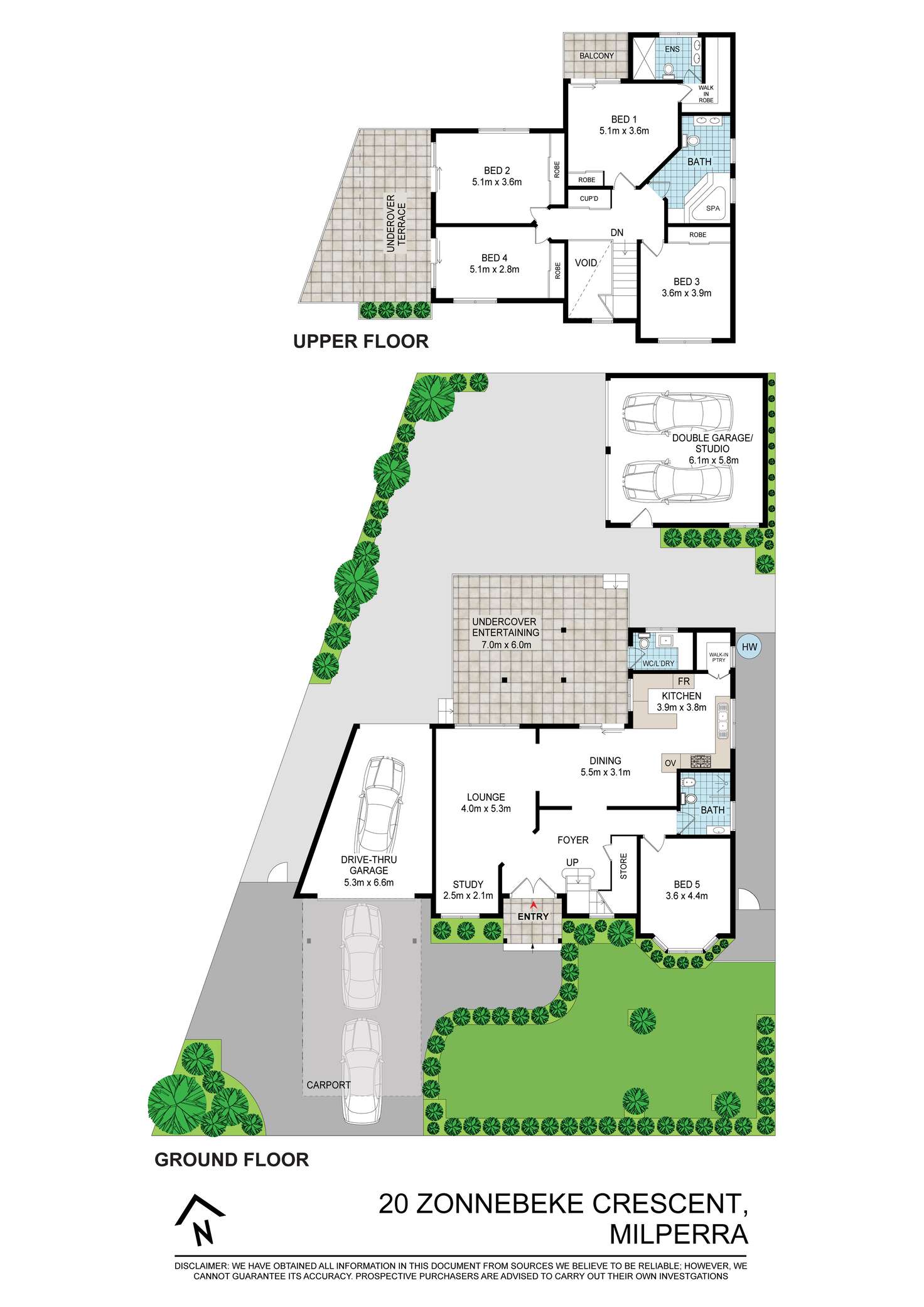 Floorplan of Homely house listing, 20 Zonnebeke Crescent, Milperra NSW 2214