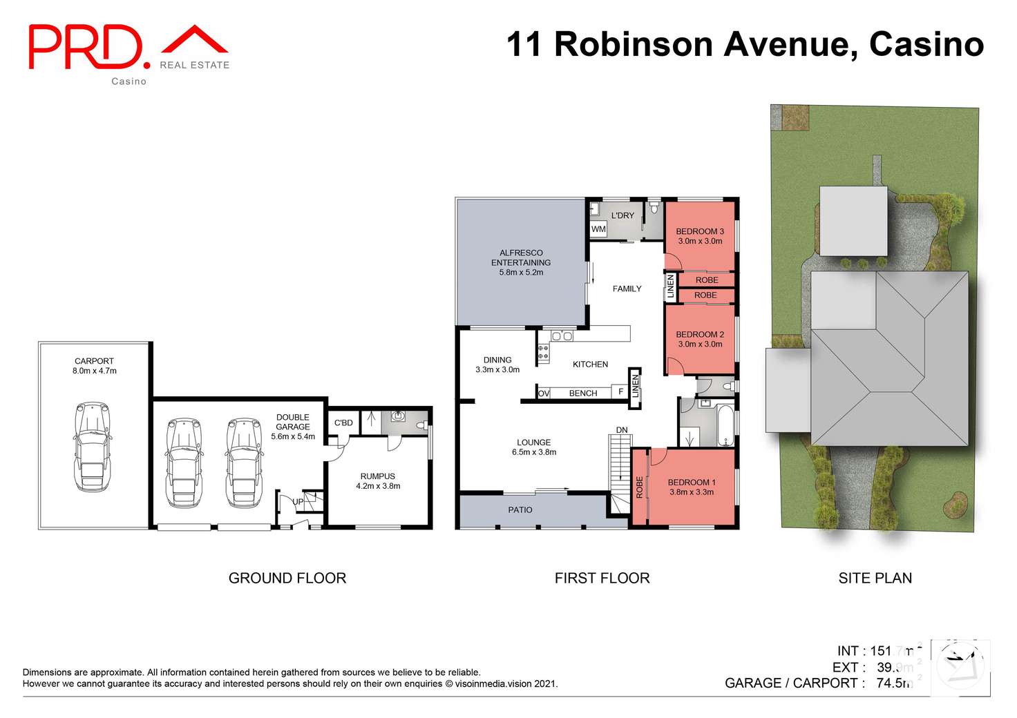 Floorplan of Homely house listing, 11 Robinson Avenue, Casino NSW 2470