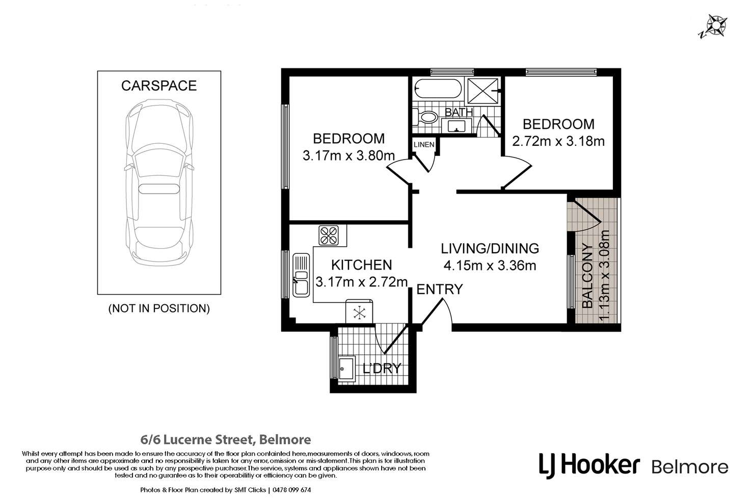 Floorplan of Homely apartment listing, 6/6 Lucerne Street, Belmore NSW 2192