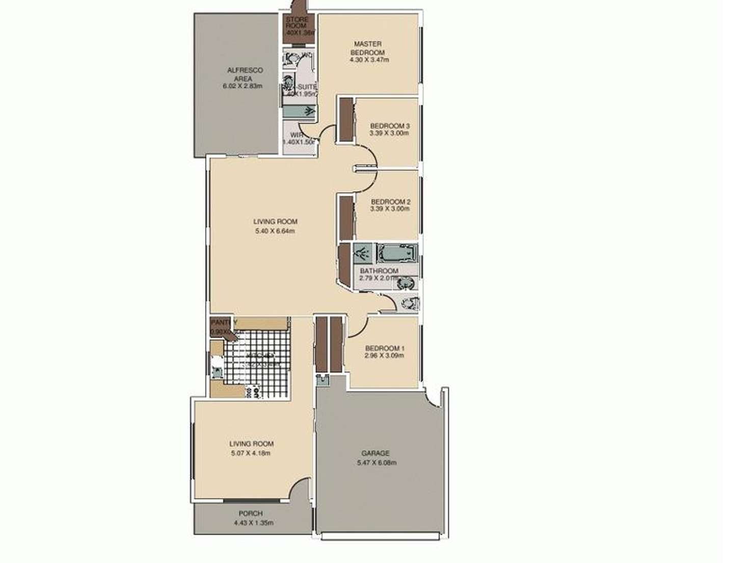 Floorplan of Homely house listing, 10 Kirrama Place, Forest Lake QLD 4078