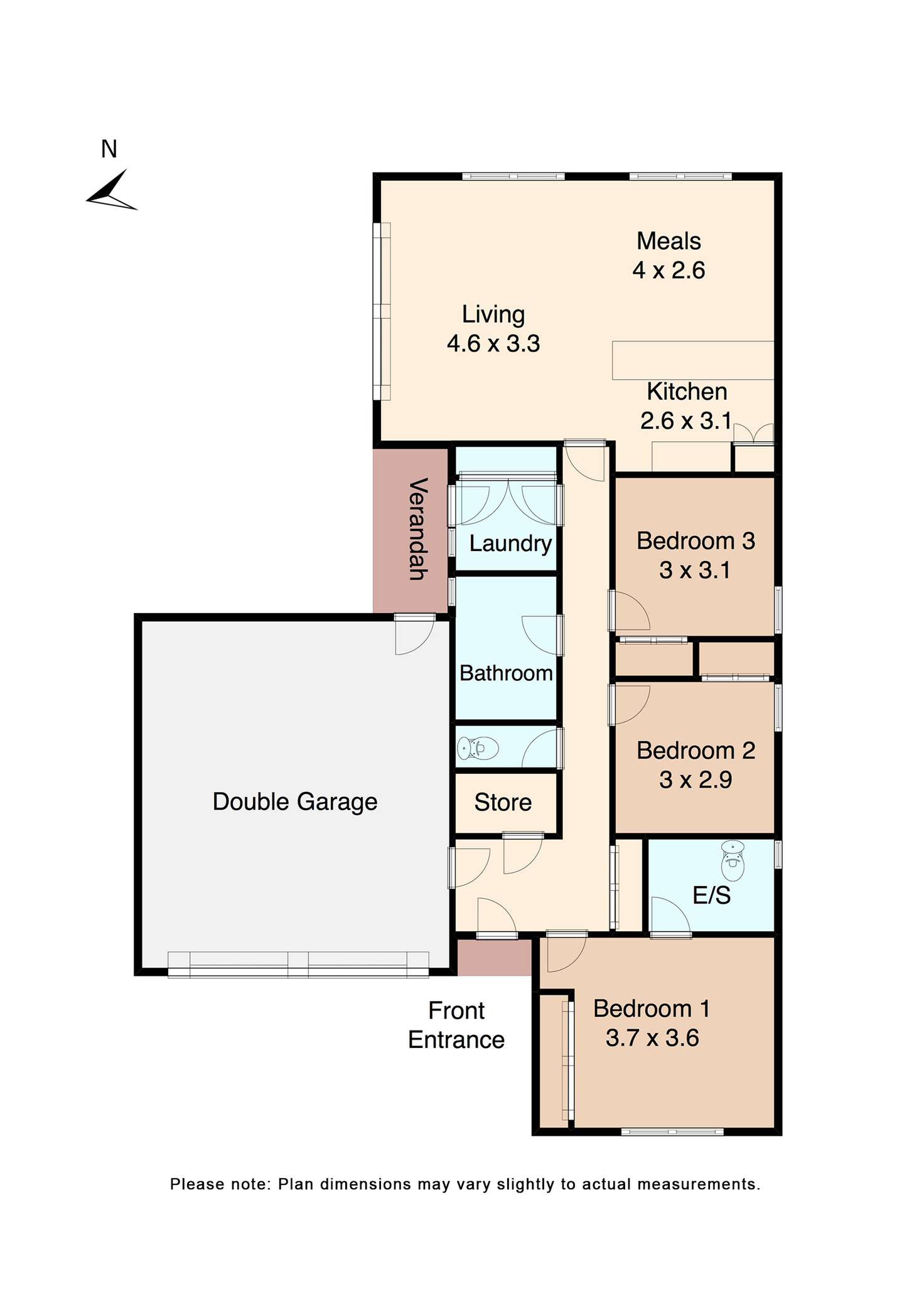 Floorplan of Homely house listing, 2 Washington Place, Redan VIC 3350