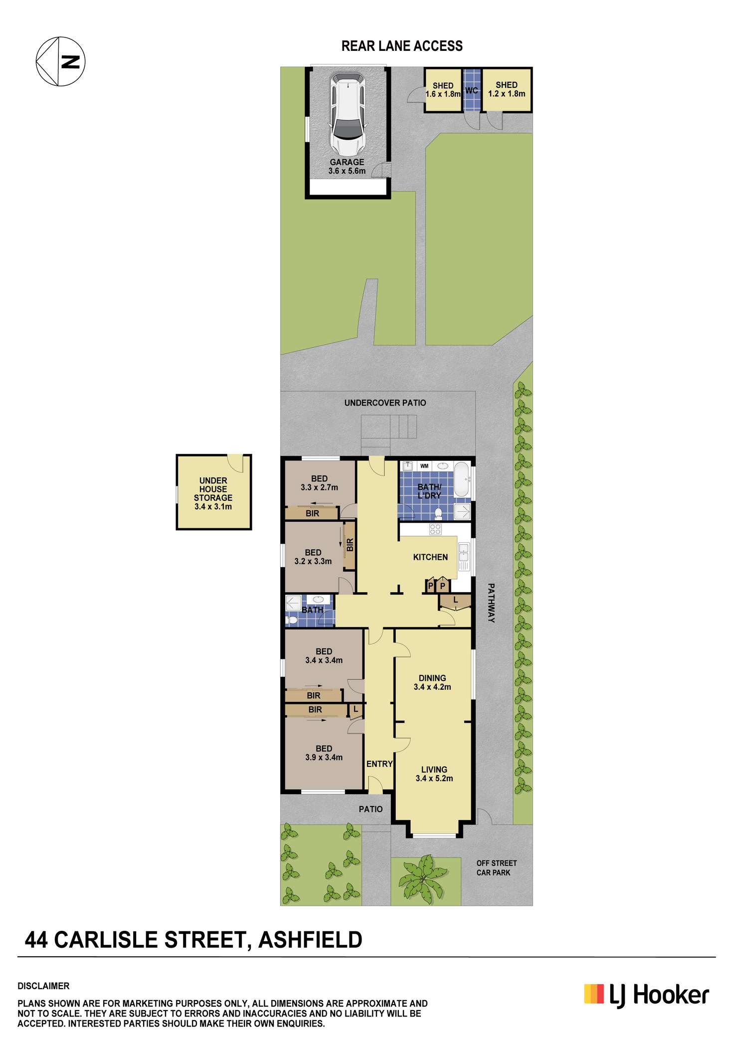 Floorplan of Homely house listing, 44 Carlisle Street, Ashfield NSW 2131