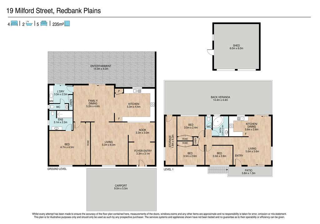 Floorplan of Homely house listing, 19 Milford Street, Redbank Plains QLD 4301