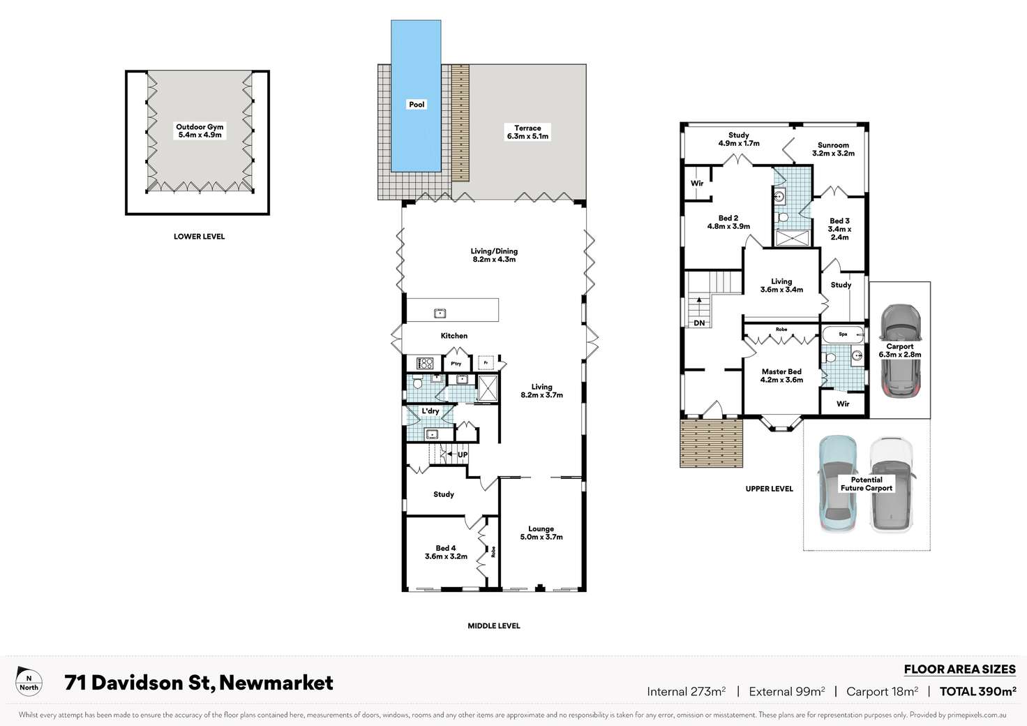 Floorplan of Homely house listing, 71 Davidson Street, Newmarket QLD 4051