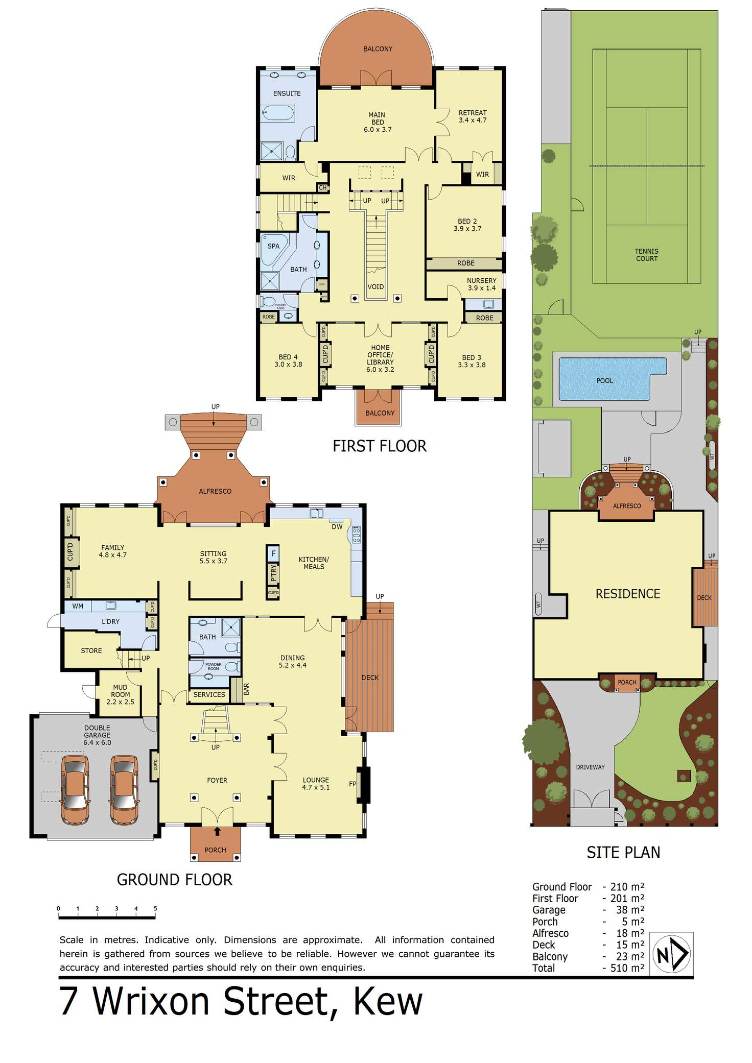 Floorplan of Homely house listing, 7 Wrixon Street, Kew VIC 3101