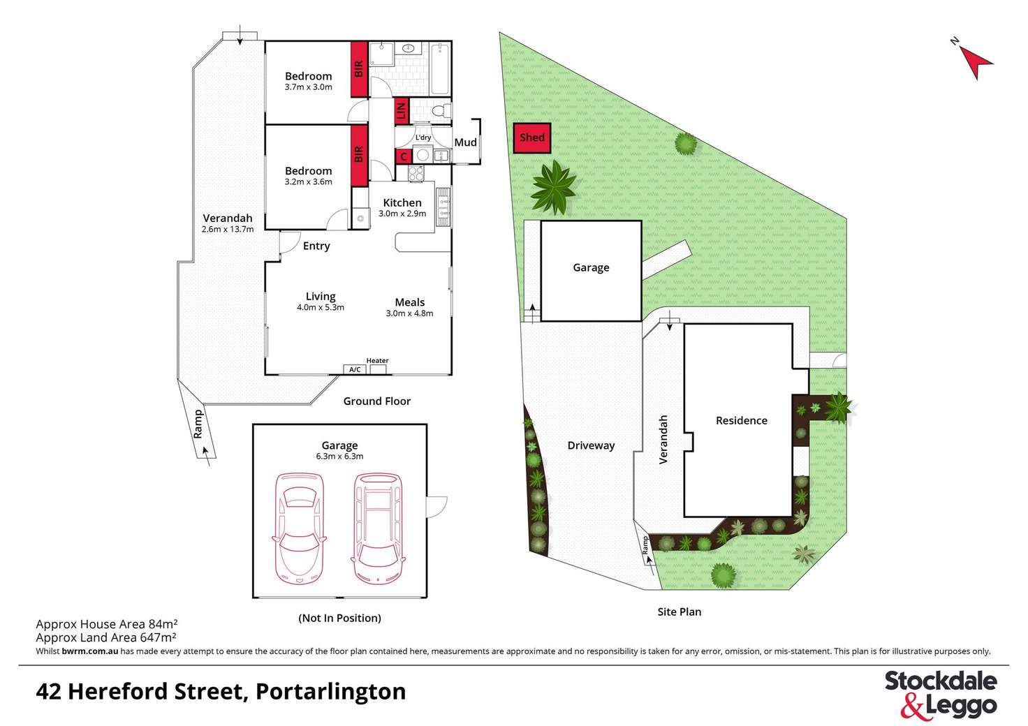 Floorplan of Homely house listing, 42 Hereford Street, Portarlington VIC 3223