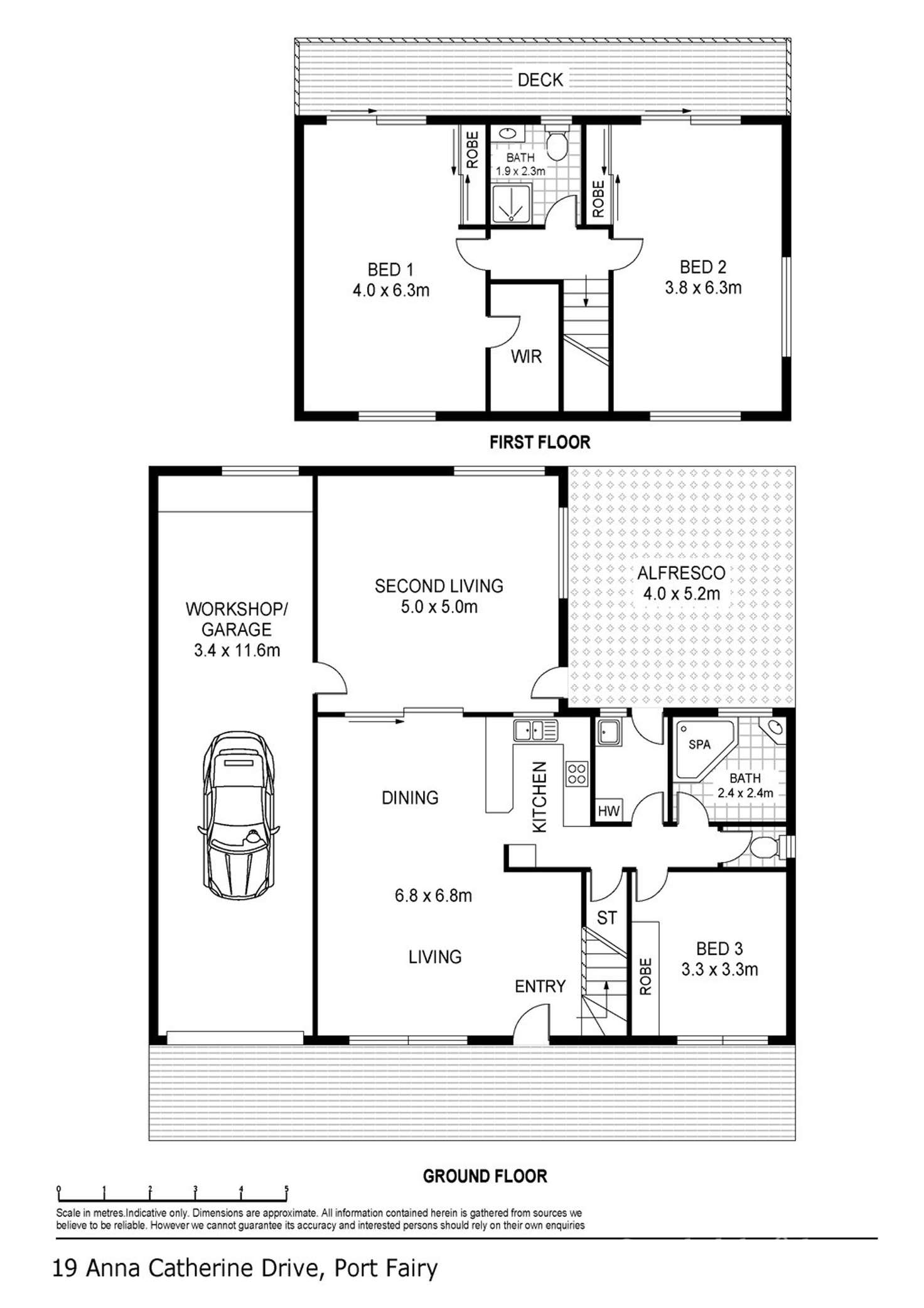 Floorplan of Homely house listing, 19 Anna Catherine Drive, Port Fairy VIC 3284