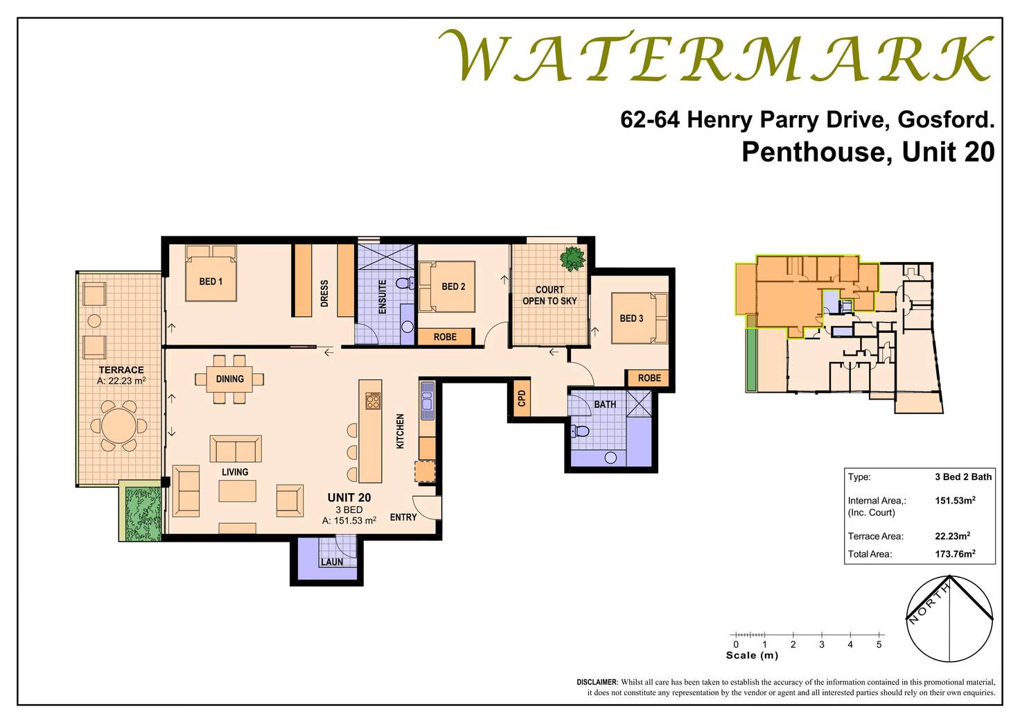 Floorplan of Homely apartment listing, 20/5 Mulkarra Avenue, Gosford NSW 2250