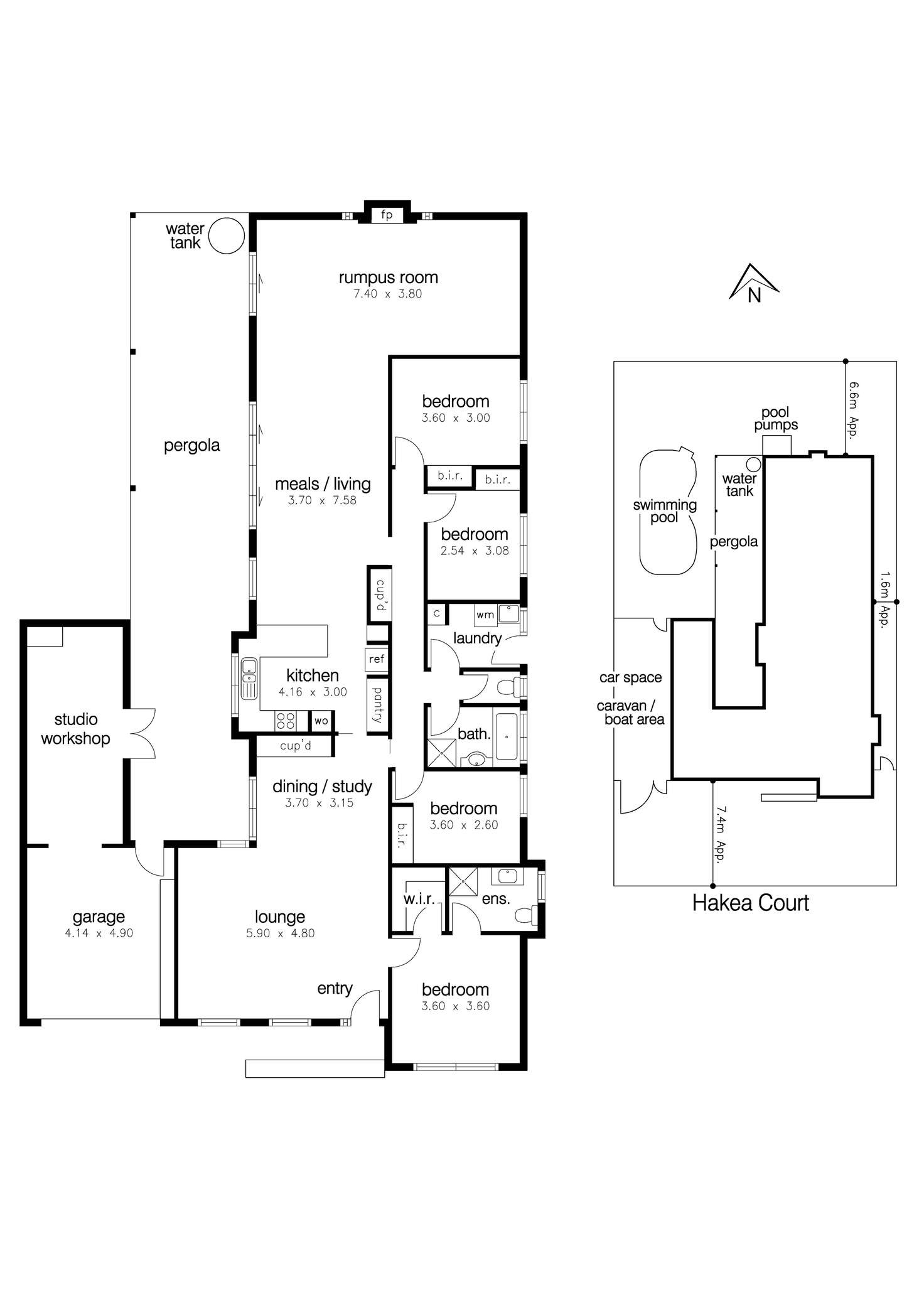 Floorplan of Homely house listing, 7 Hakea Court, Altona Meadows VIC 3028