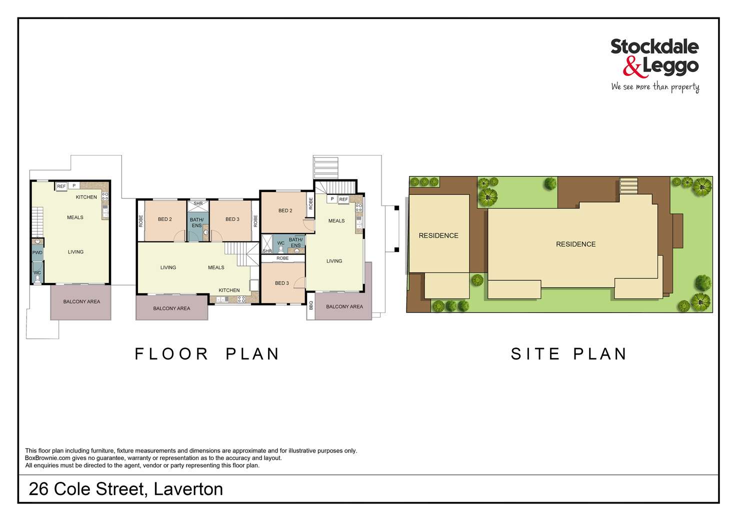 Floorplan of Homely house listing, 26 Cole Street, Laverton VIC 3028