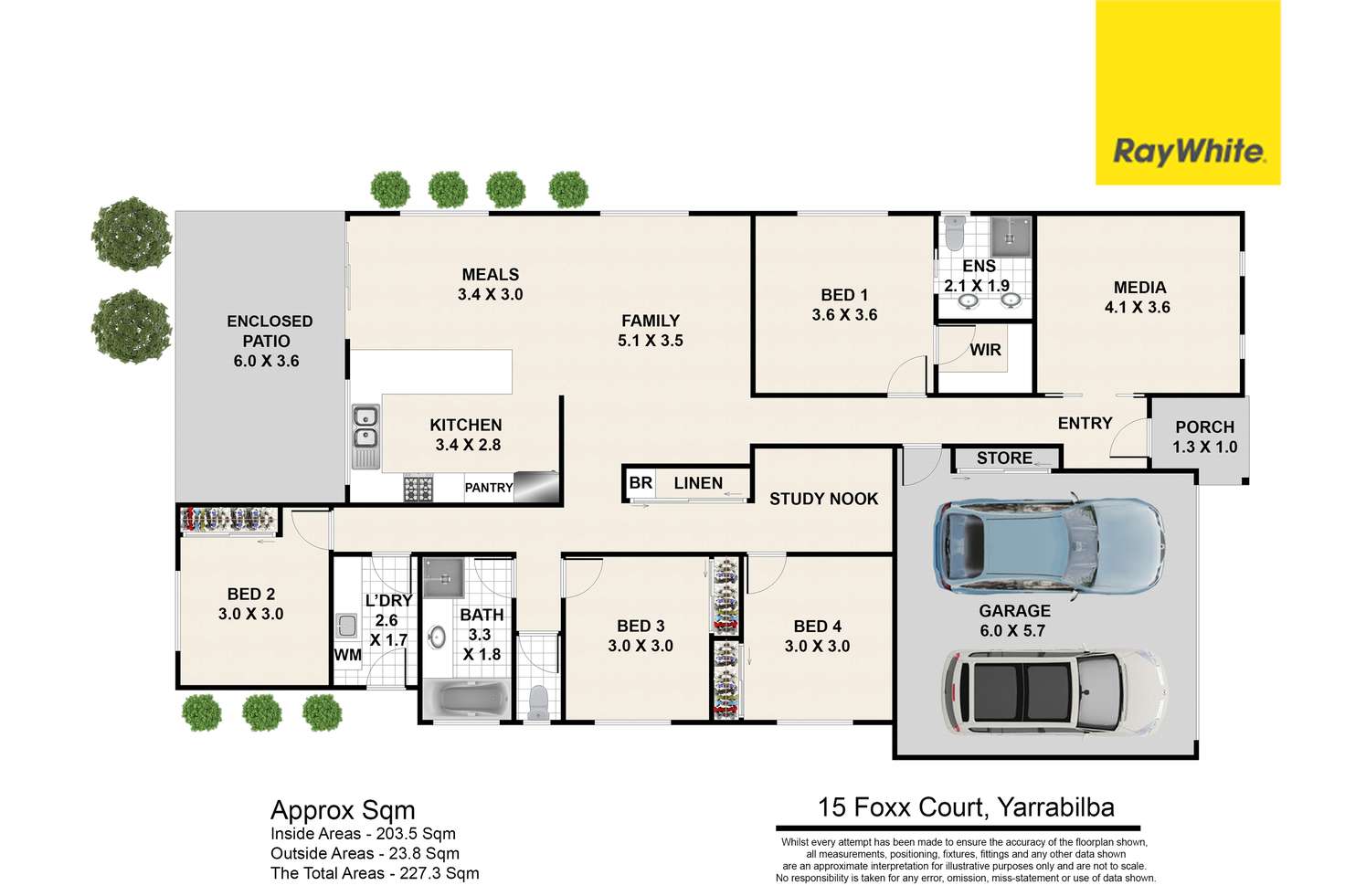 Floorplan of Homely house listing, 15 Foxx Court, Yarrabilba QLD 4207