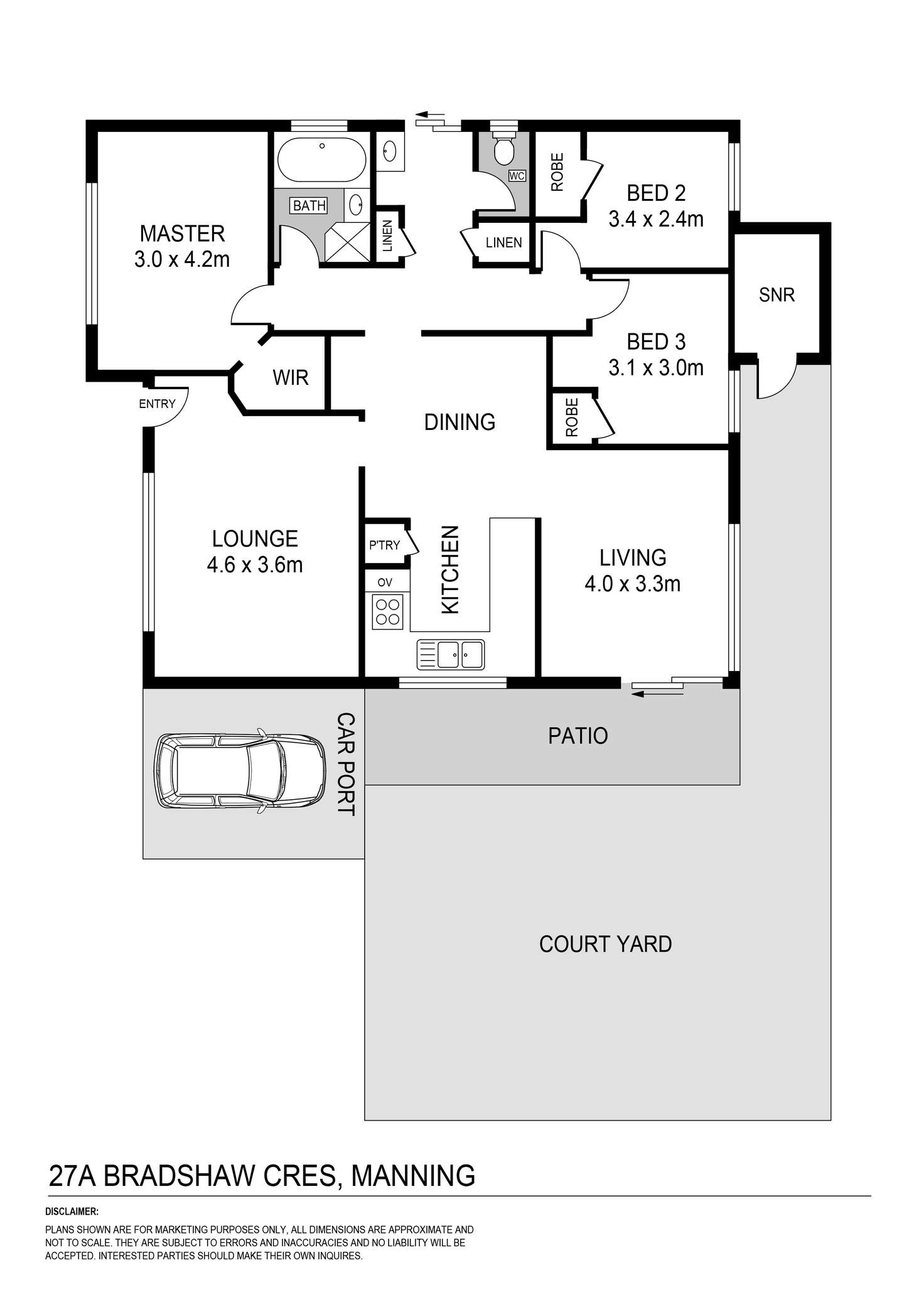Floorplan of Homely house listing, 27A Bradshaw Crescent, Manning WA 6152