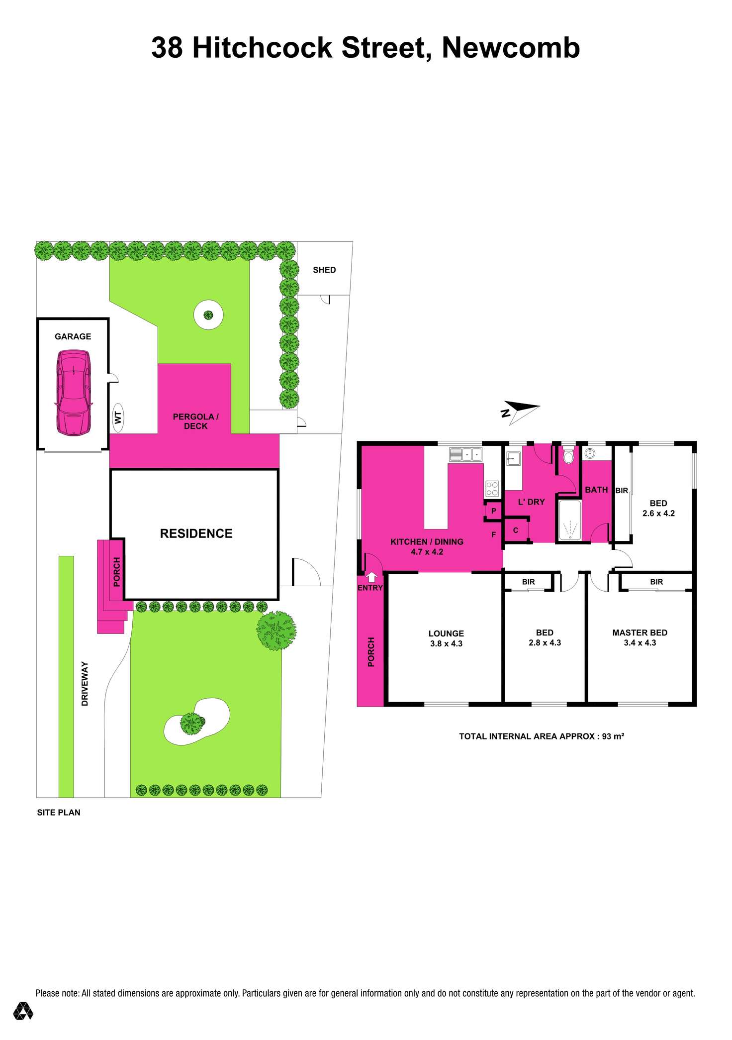 Floorplan of Homely house listing, 38 Hitchcock Street, Breakwater VIC 3219