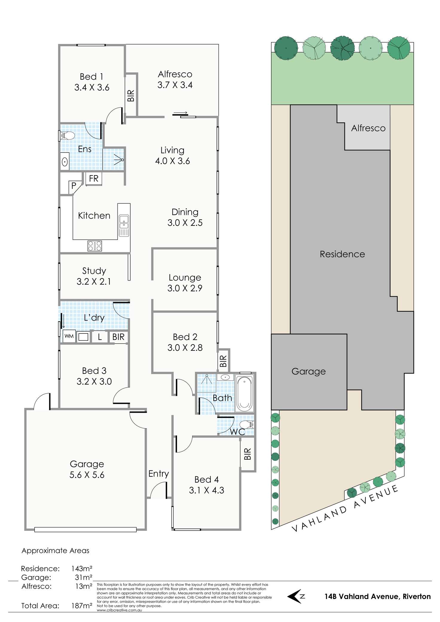 Floorplan of Homely house listing, 14B Vahland Avenue, Riverton WA 6148