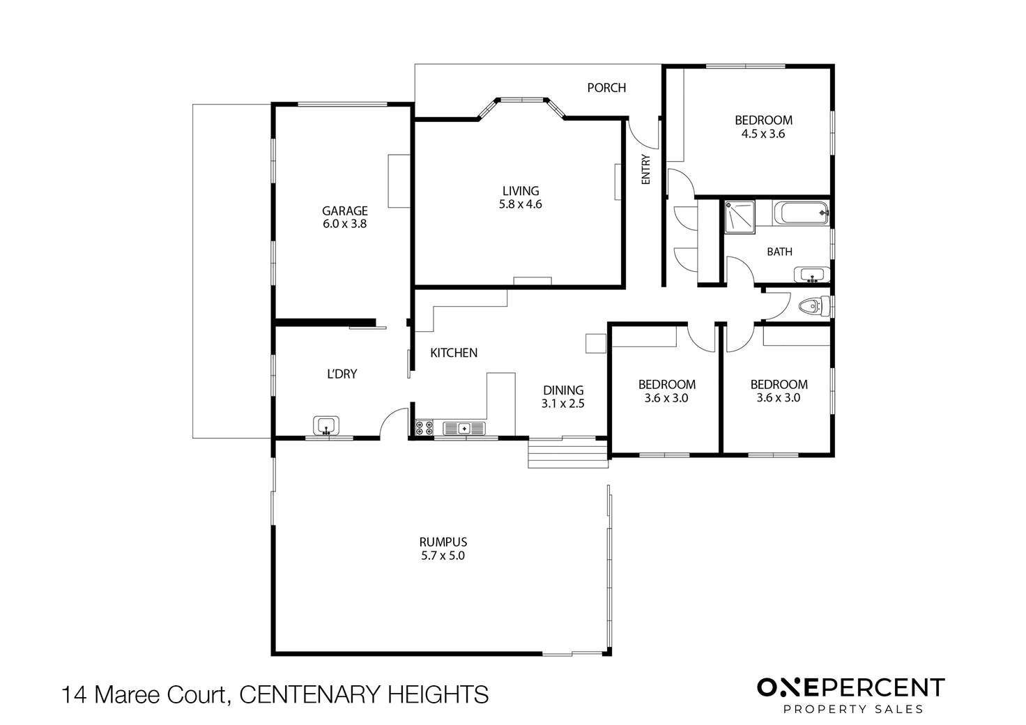 Floorplan of Homely house listing, 14 Maree Court, Centenary Heights QLD 4350