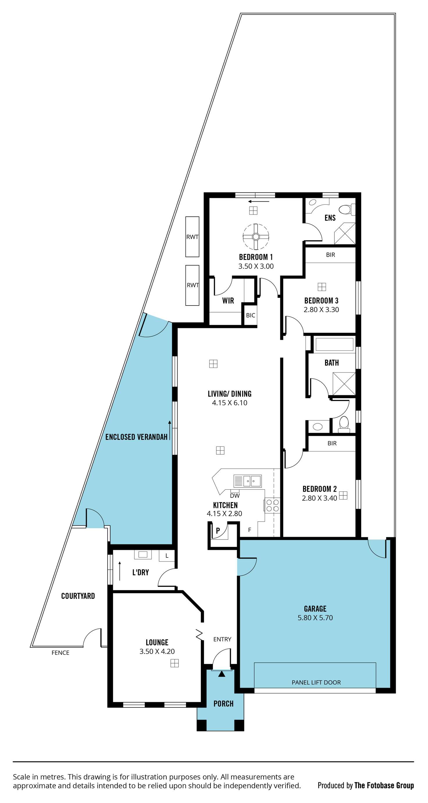 Floorplan of Homely house listing, 1 Saxon Street, Clovelly Park SA 5042