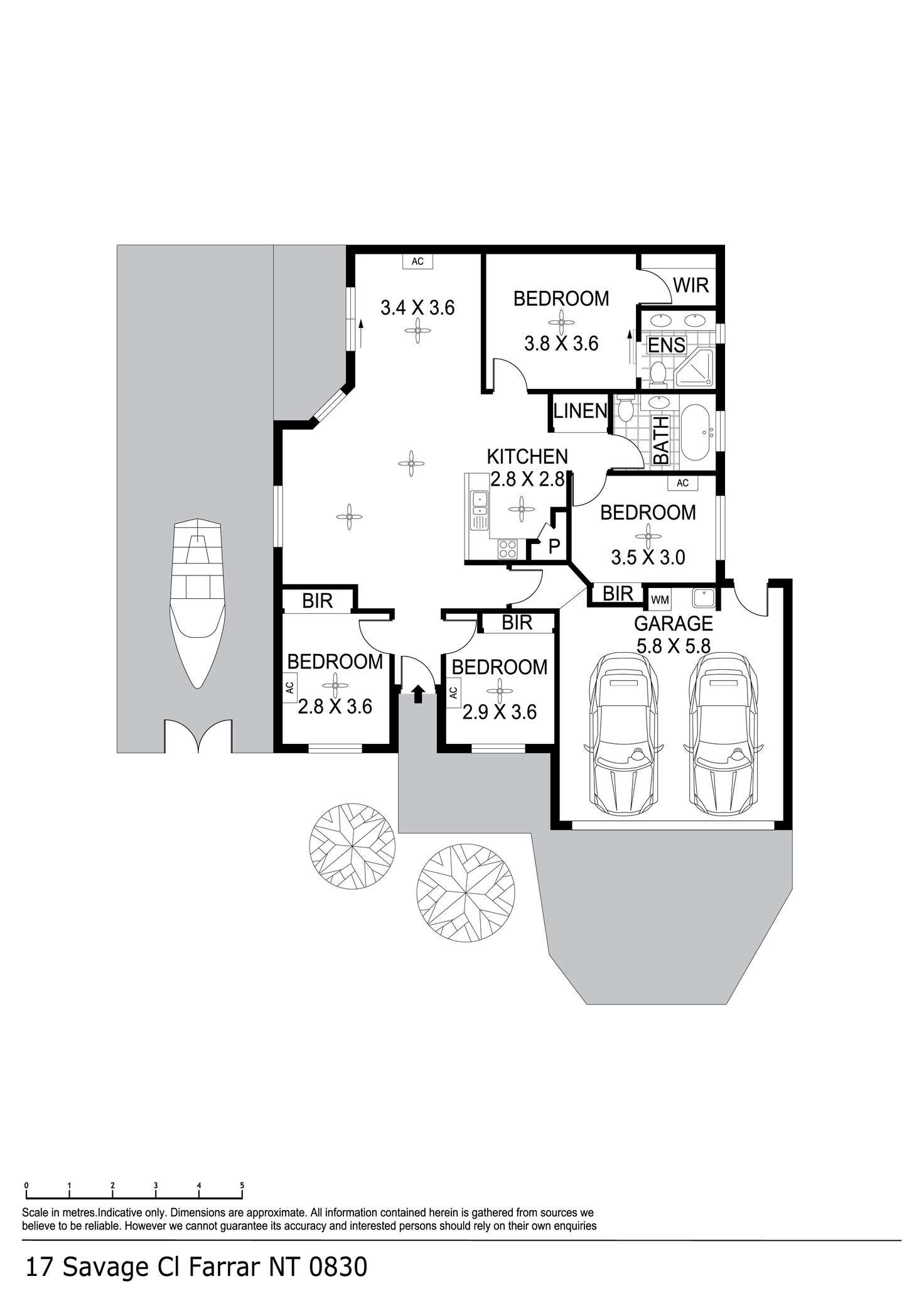 Floorplan of Homely house listing, 17 Savage Close, Farrar NT 830