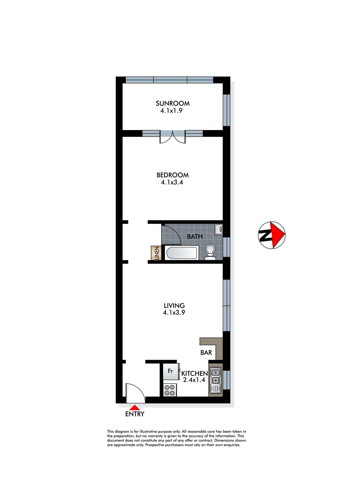 Floorplan of Homely apartment listing, 3/23a Bennett Street, Bondi NSW 2026