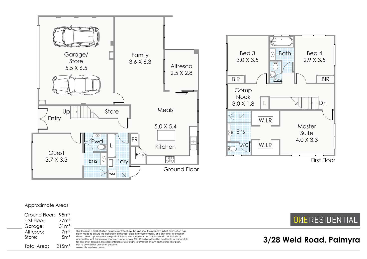 Floorplan of Homely house listing, 3/28 Weld Road, Palmyra WA 6157