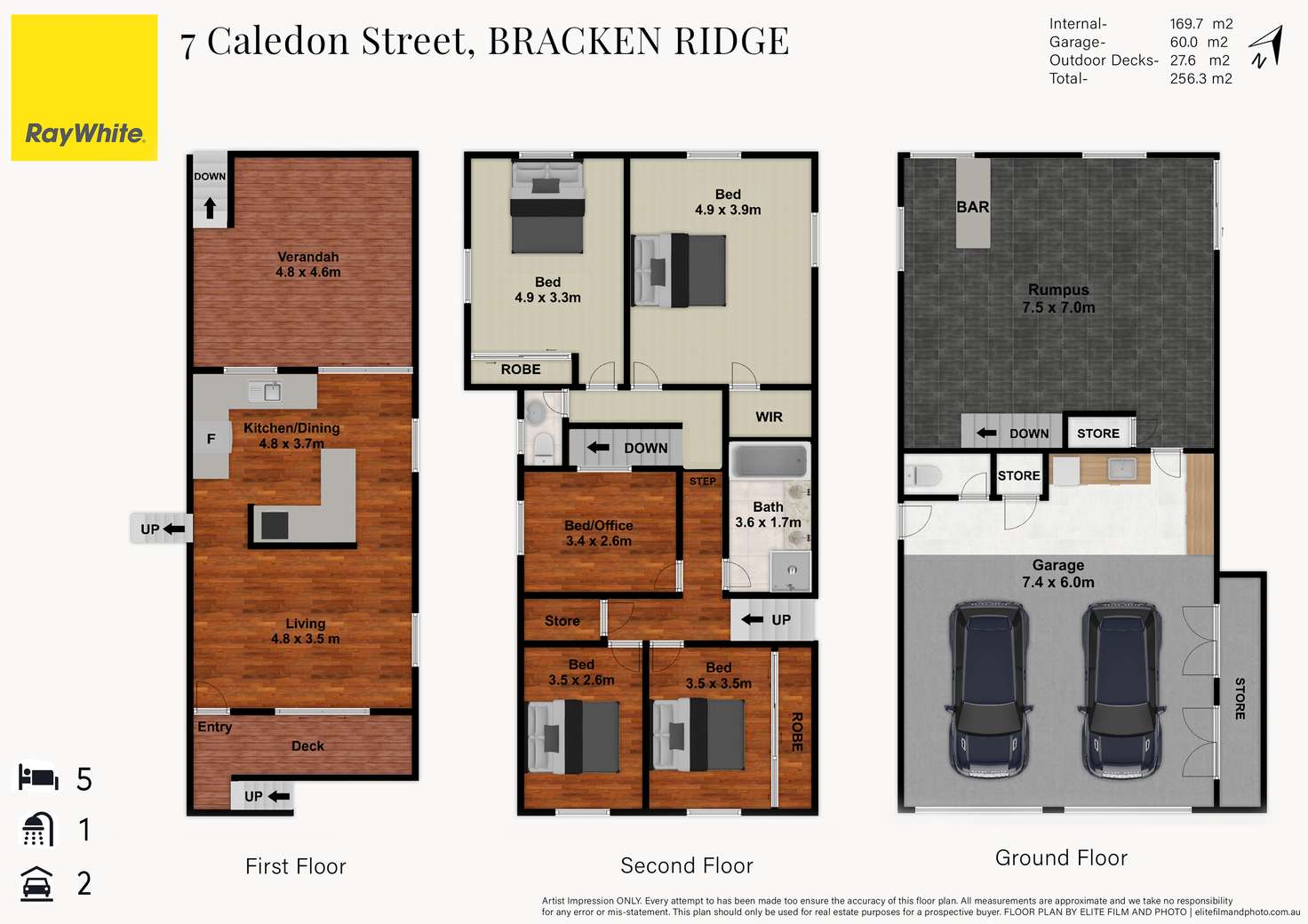 Floorplan of Homely house listing, 7 Caledon Street, Bracken Ridge QLD 4017