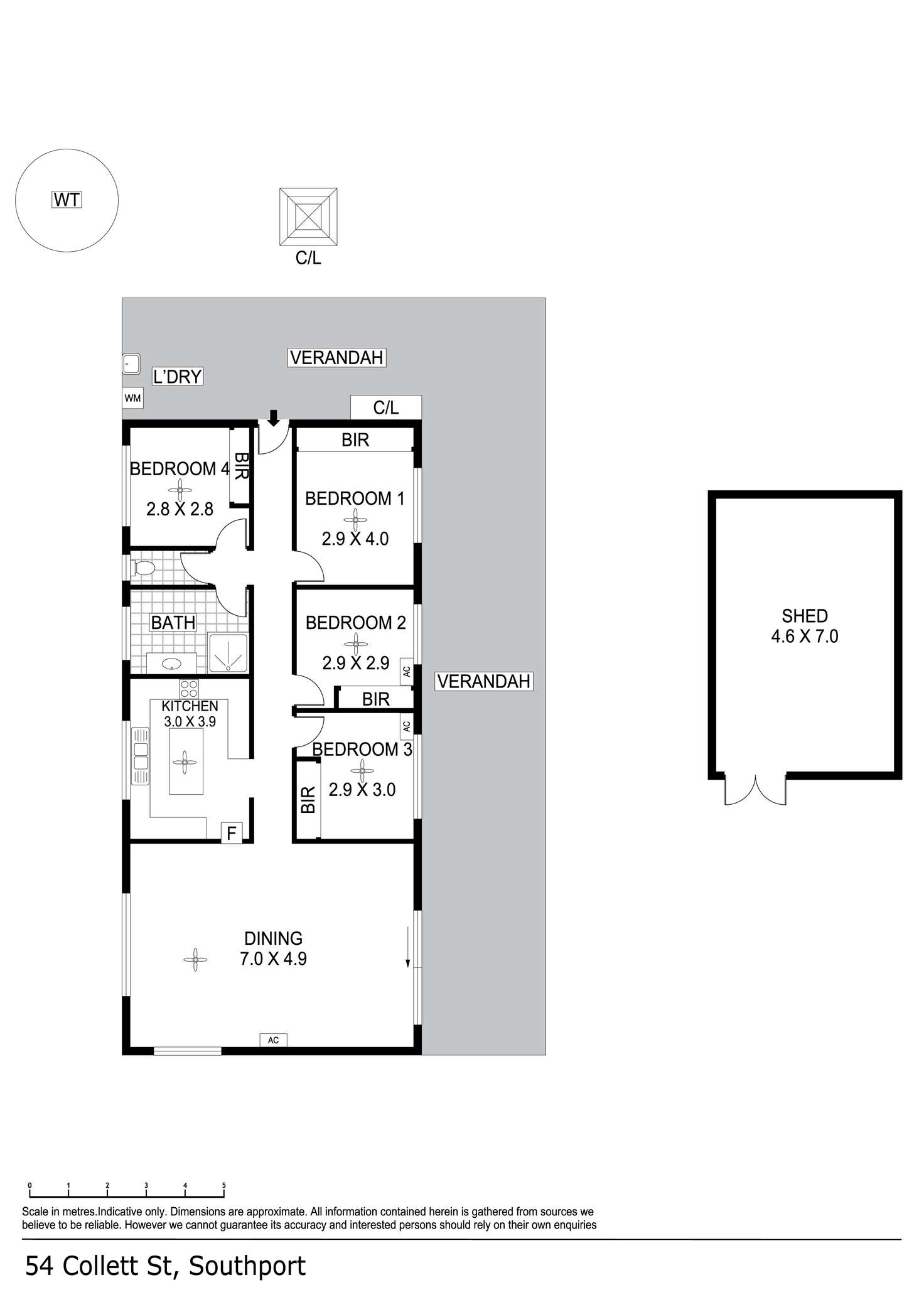 Floorplan of Homely house listing, 54 Collett Street, Southport NT 822