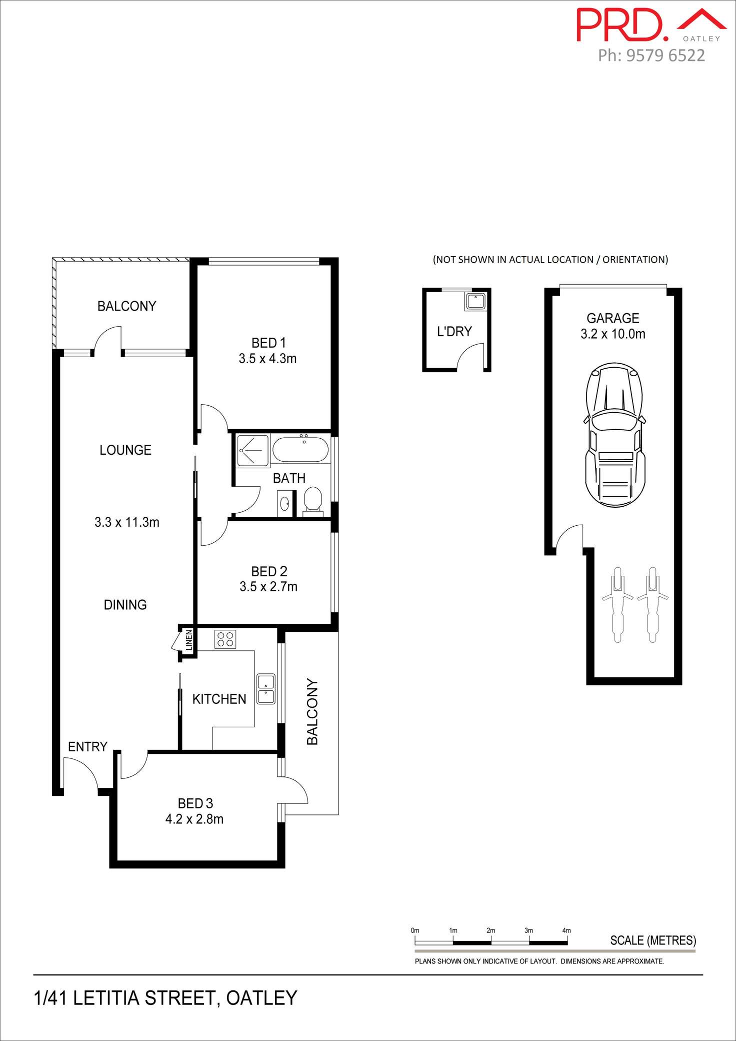 Floorplan of Homely unit listing, 1/41 Letitia Street, Oatley NSW 2223