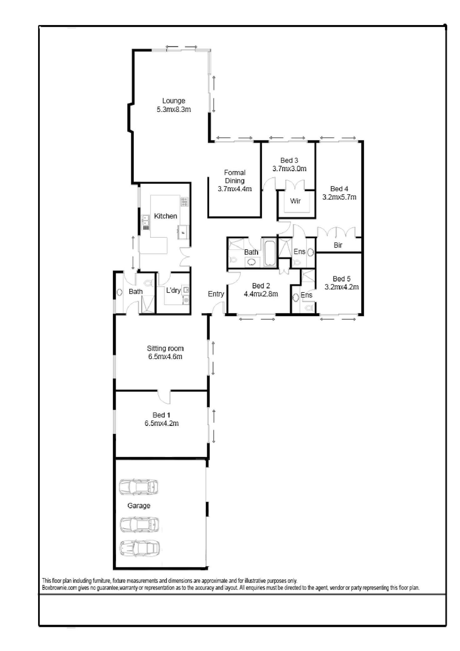 Floorplan of Homely house listing, 65 Fauntleroy Avenue, Ascot WA 6104