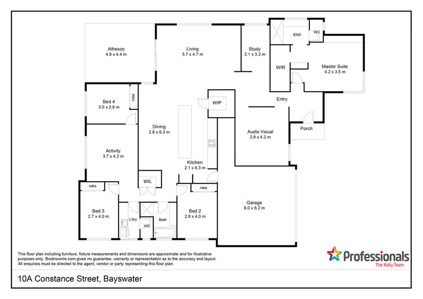 Floorplan of Homely house listing, 10A Constance Street, Bayswater WA 6053