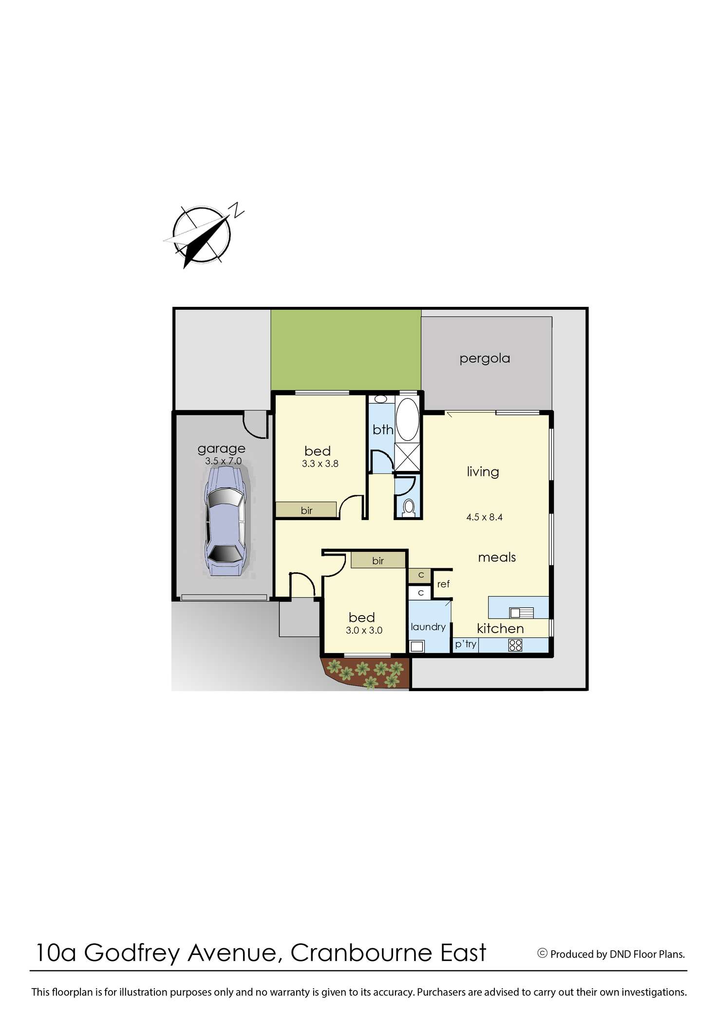 Floorplan of Homely house listing, 10a Godfrey Avenue, Cranbourne East VIC 3977