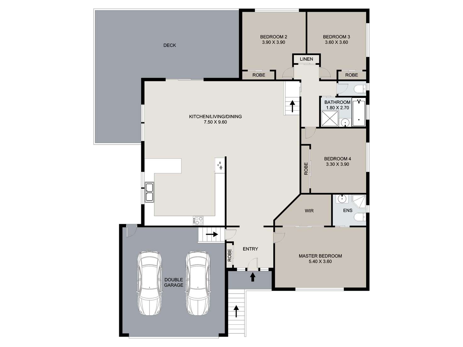 Floorplan of Homely house listing, 9 Joyner Close, Glen Eden QLD 4680